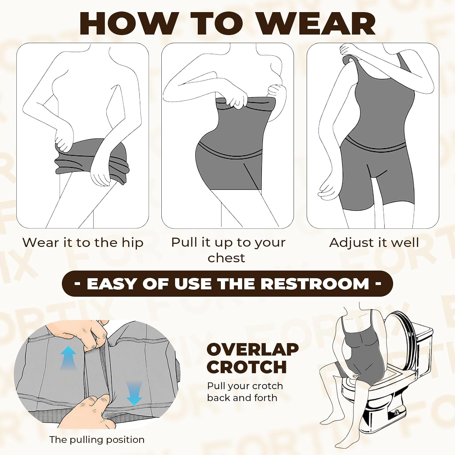 Fortix Strapless Seamless Shapewear Bodysuit — image 7