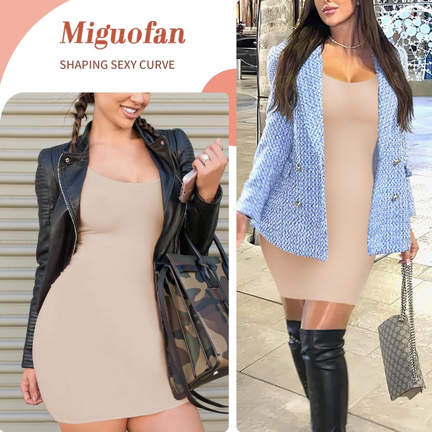 Miguofan Seamless Tummy Control Shapewear Slip — image 5