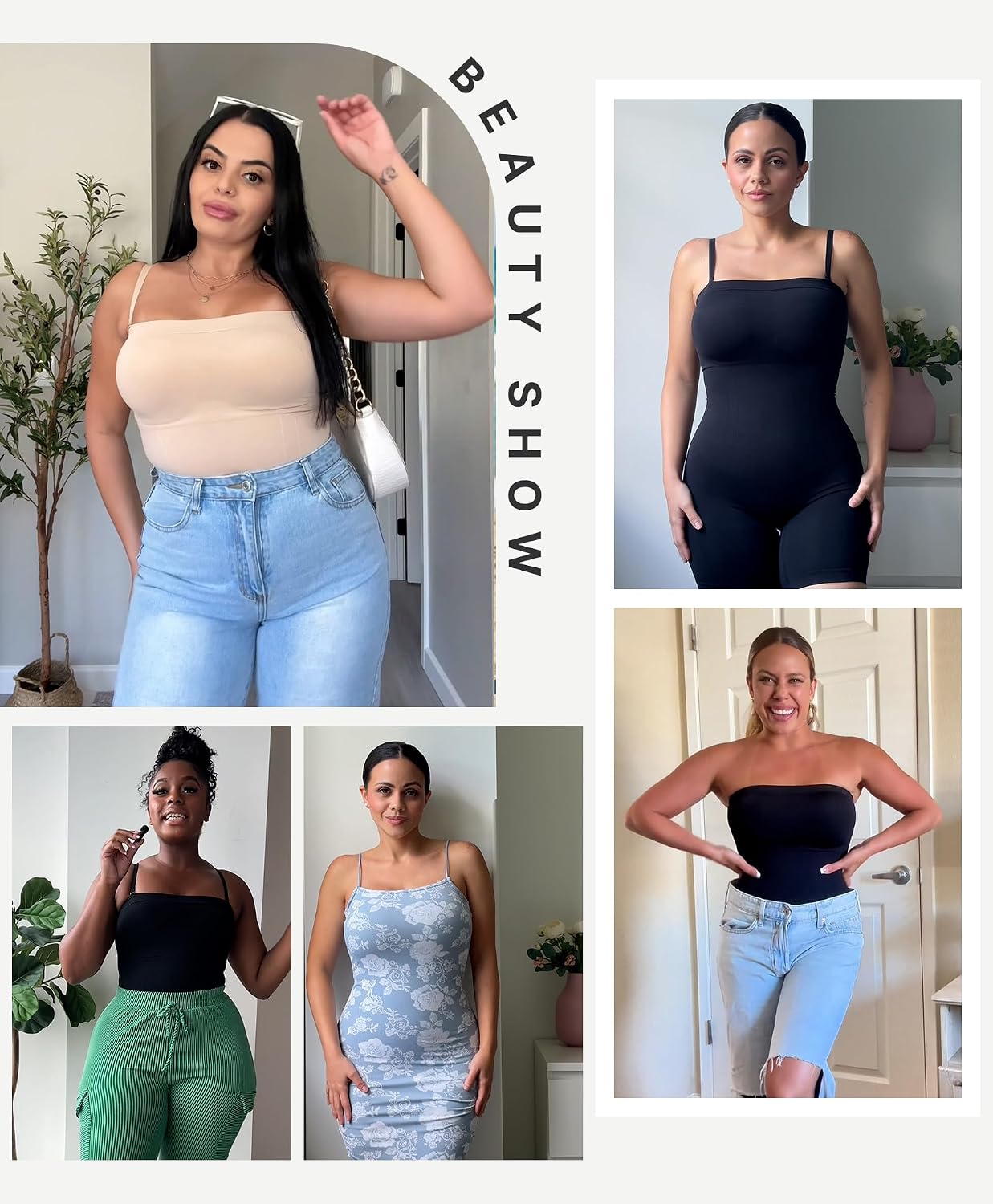 SHAPELLX Strapless Tummy Control Shapewear Bodysuit — image 2