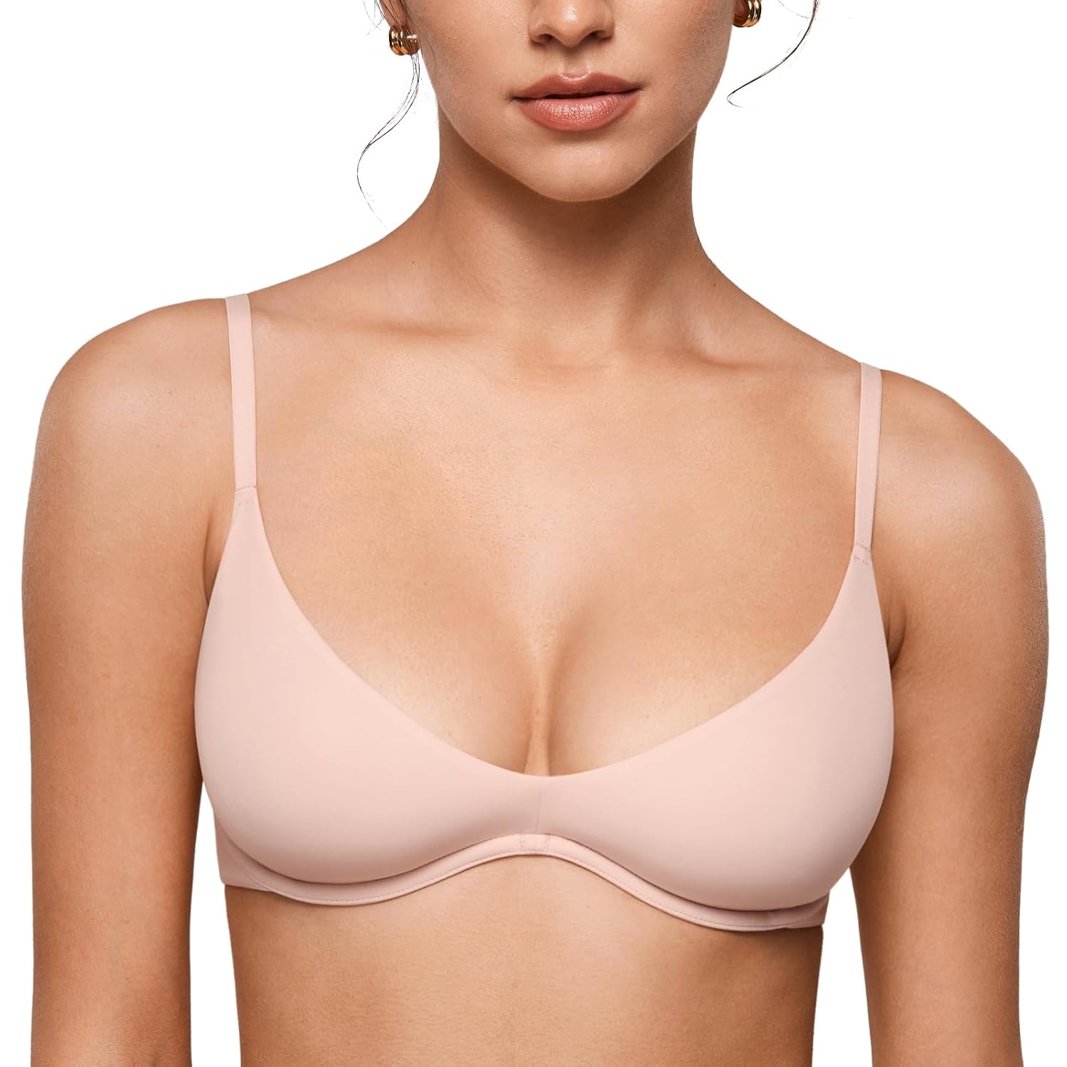 INLYRIC Women's Unlined Balconette Plunge Bra — image 9