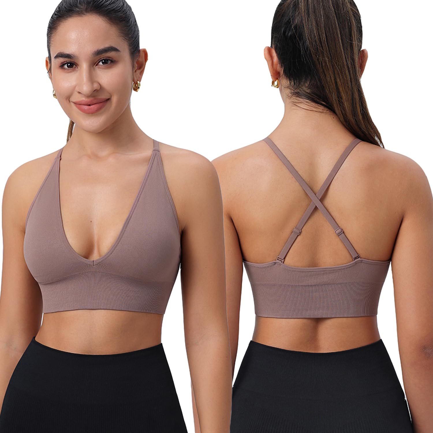 Evercute Women's Seamless Wireless Padded Bralette — image 2