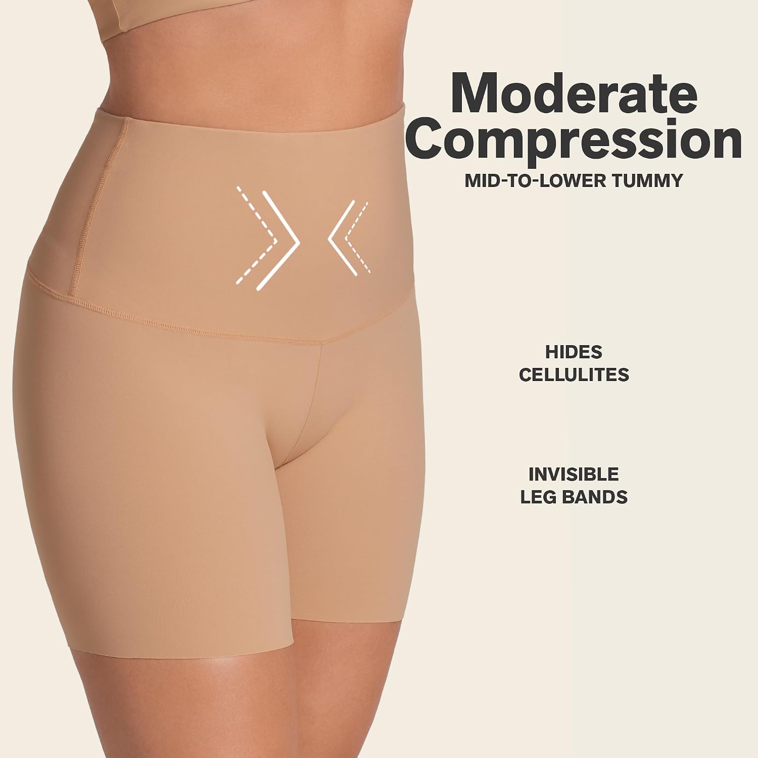 Leonisa High Waisted Tummy Control Shapewear Shorts — image 2