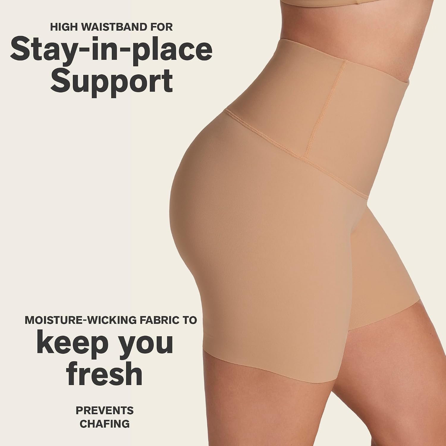 Leonisa PowerShorts High Waisted Tummy Control Shapewear — image 3