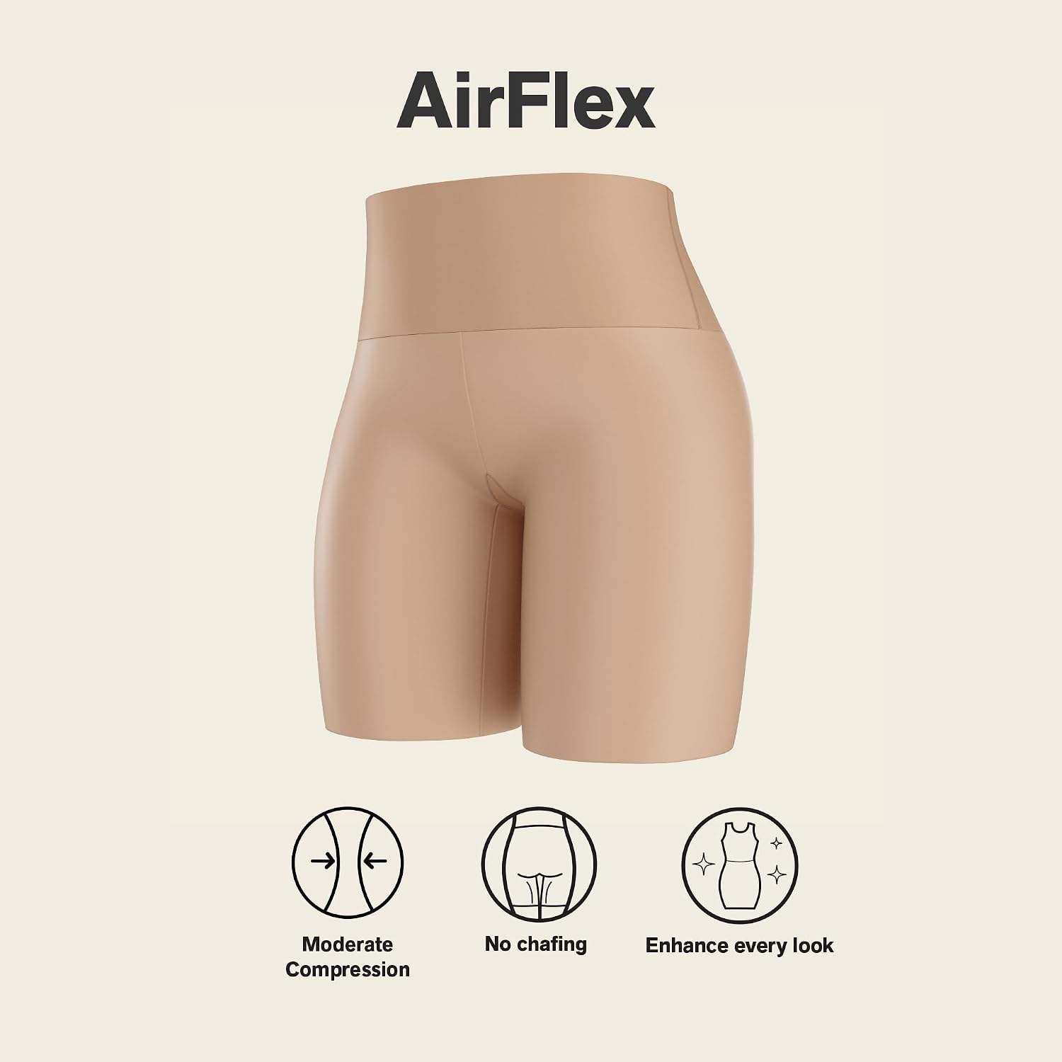 Leonisa PowerShorts High Waisted Tummy Control Shapewear — image 4