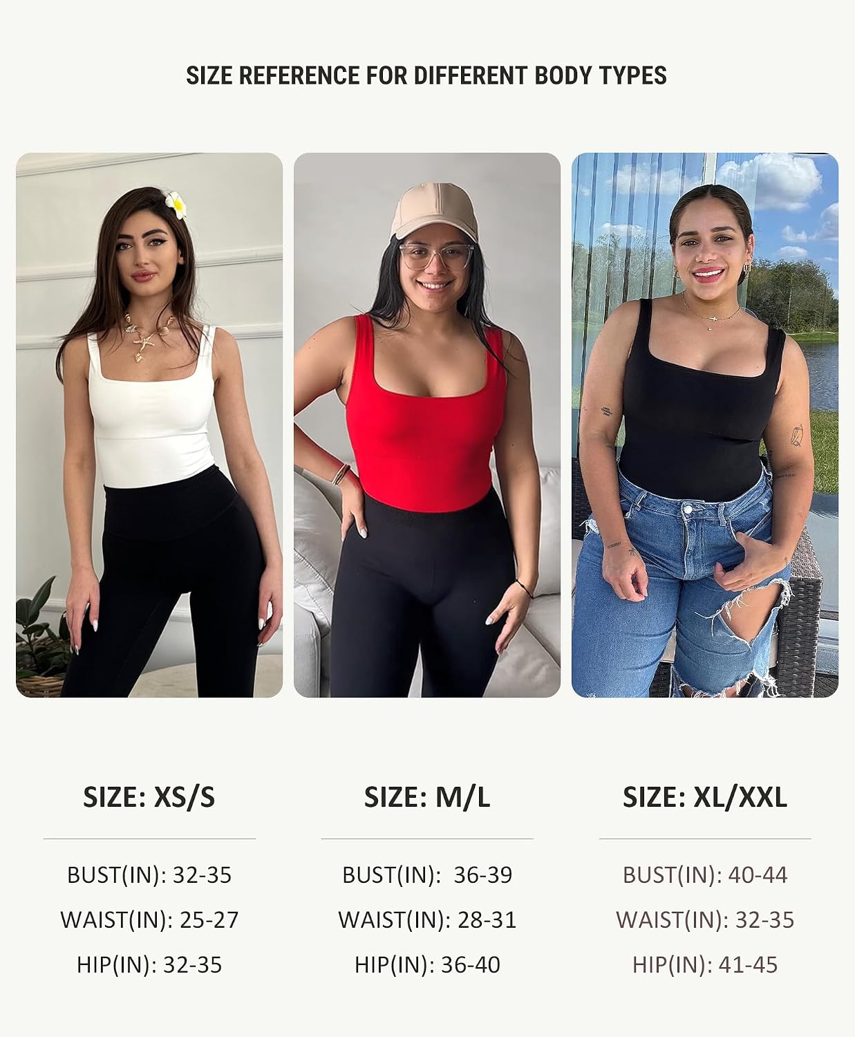 FeelinGirl Seamless Square Neck Tummy Control Bodysuit — image 6