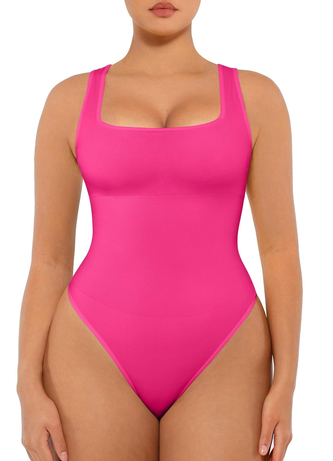 FeelinGirl Seamless Square Neck Tummy Control Bodysuit — image 7