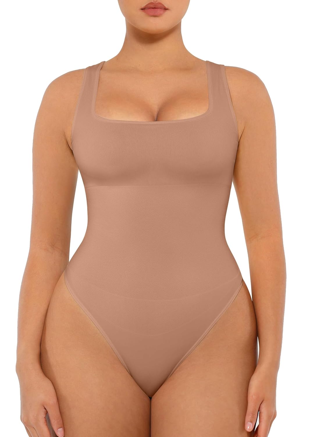 FeelinGirl Seamless Square Neck Tummy Control Bodysuit — image 8