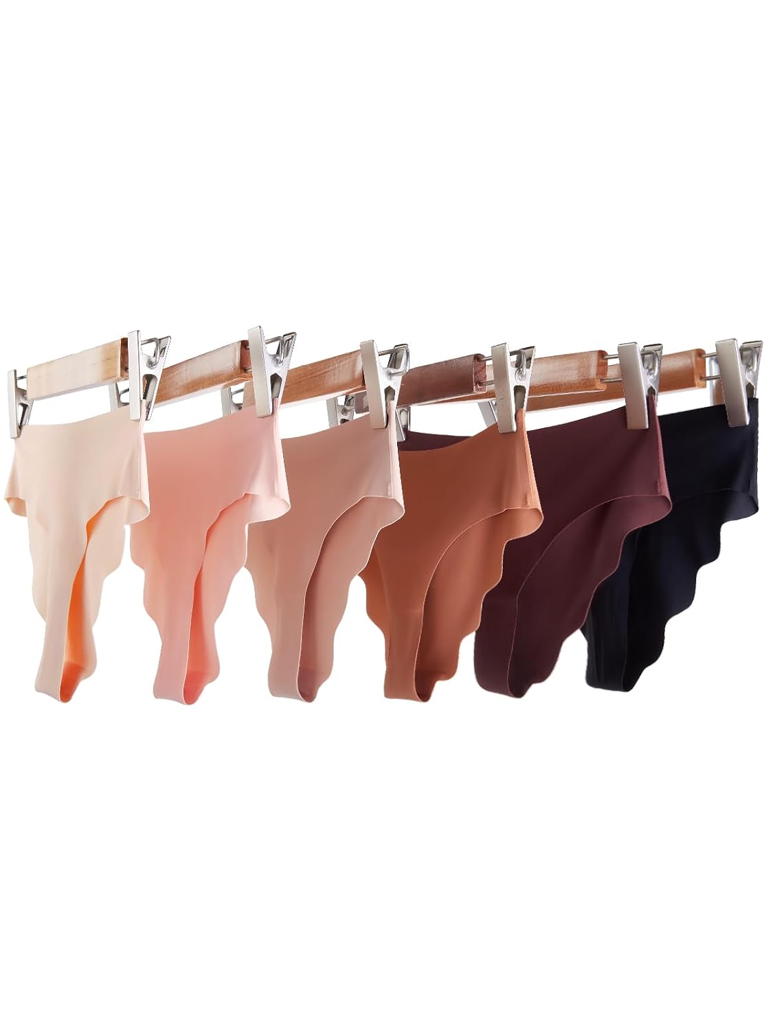 tichers Seamless No Show Panties 6 Pack — image 6