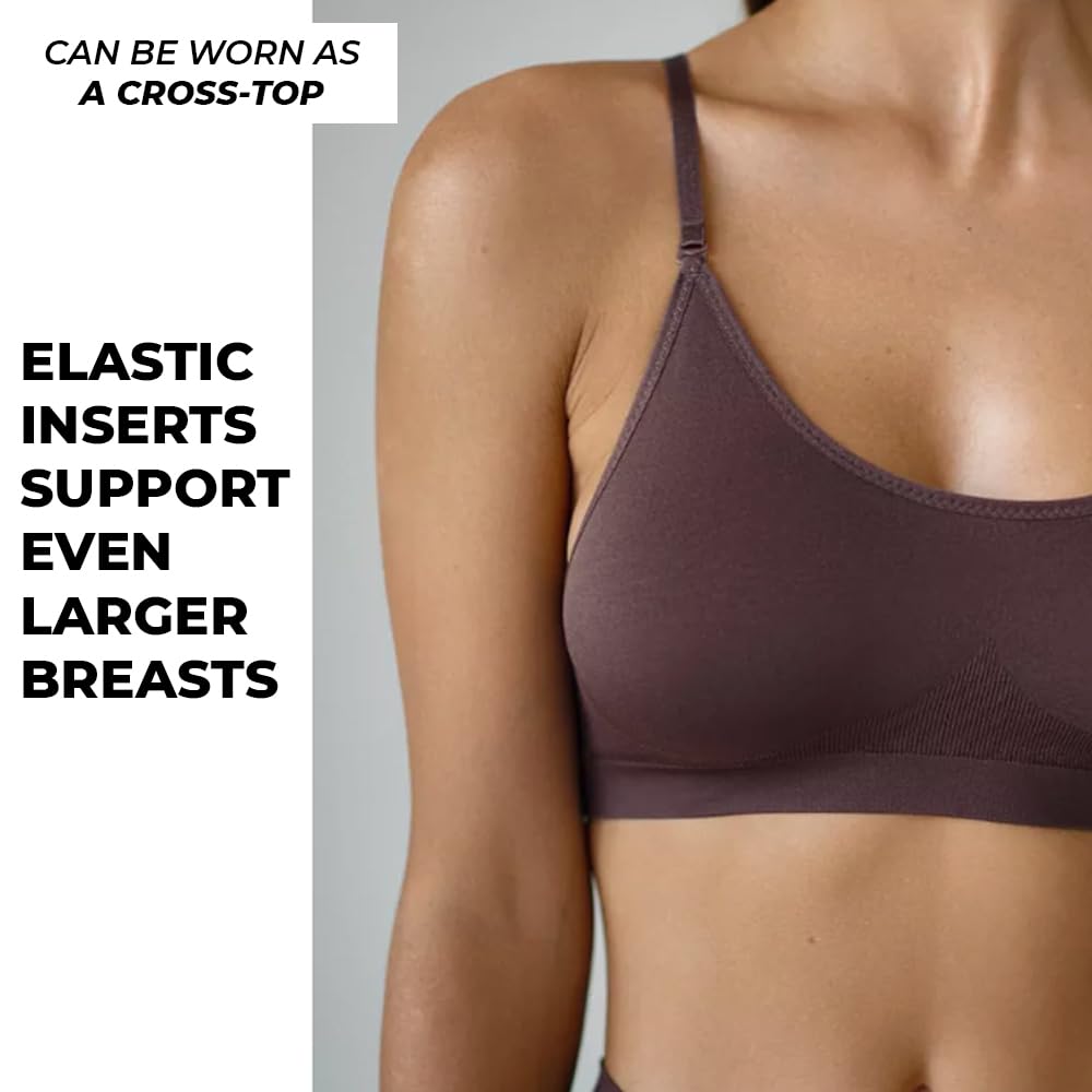 ANDELINA Seamless Bralette and Thong Set — image 2