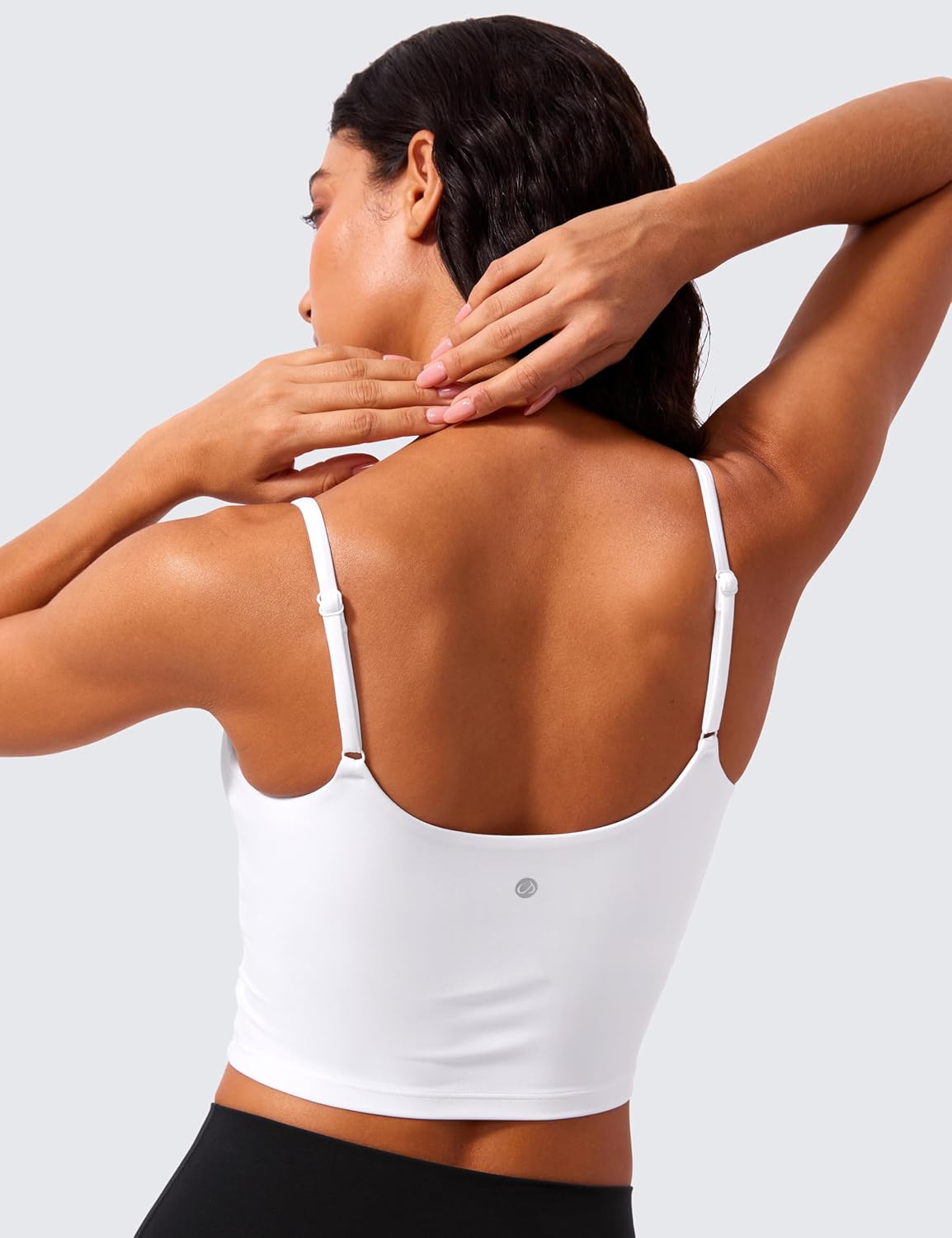 CRZ YOGA Butterlift Scoop Neck Crop Tank Top — image 2