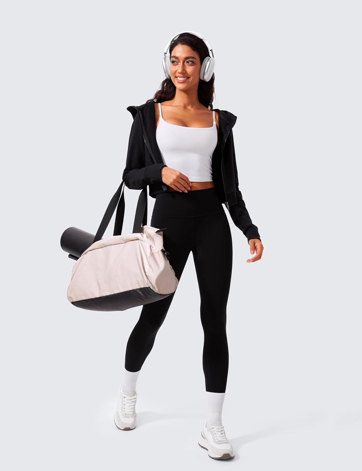 CRZ YOGA Butterlift Scoop Neck Crop Tank Top — image 3