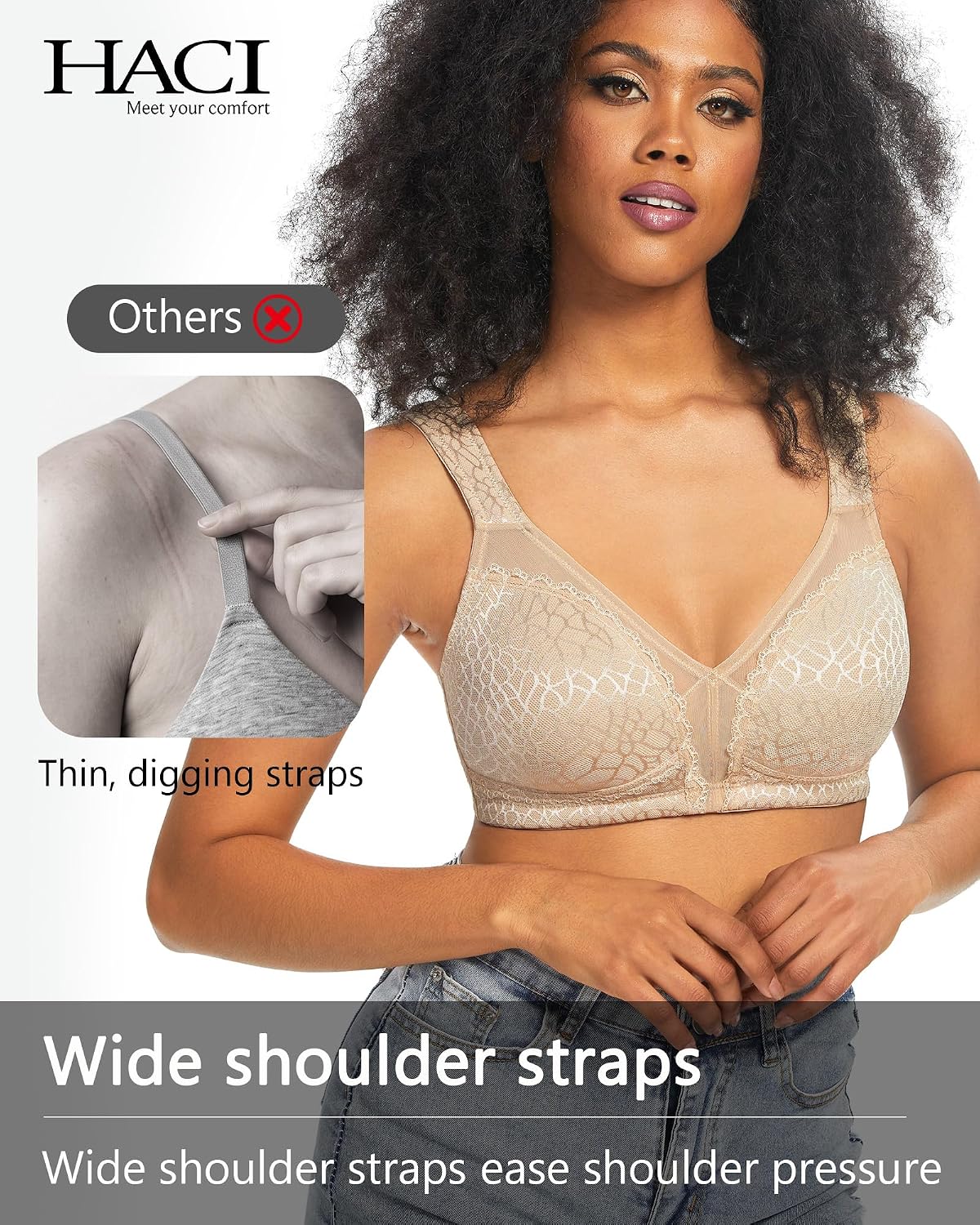 HACI Women Full Coverage Minimizer Bra — image 3
