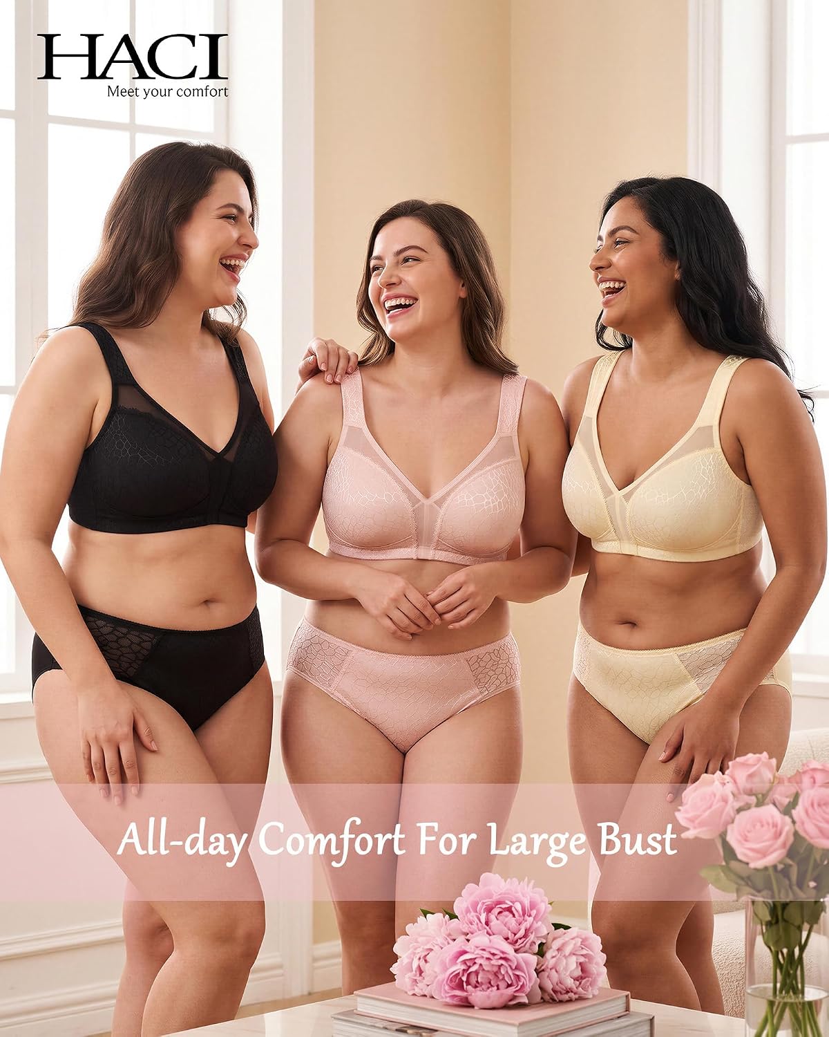HACI Women Full Coverage Minimizer Bra — image 6