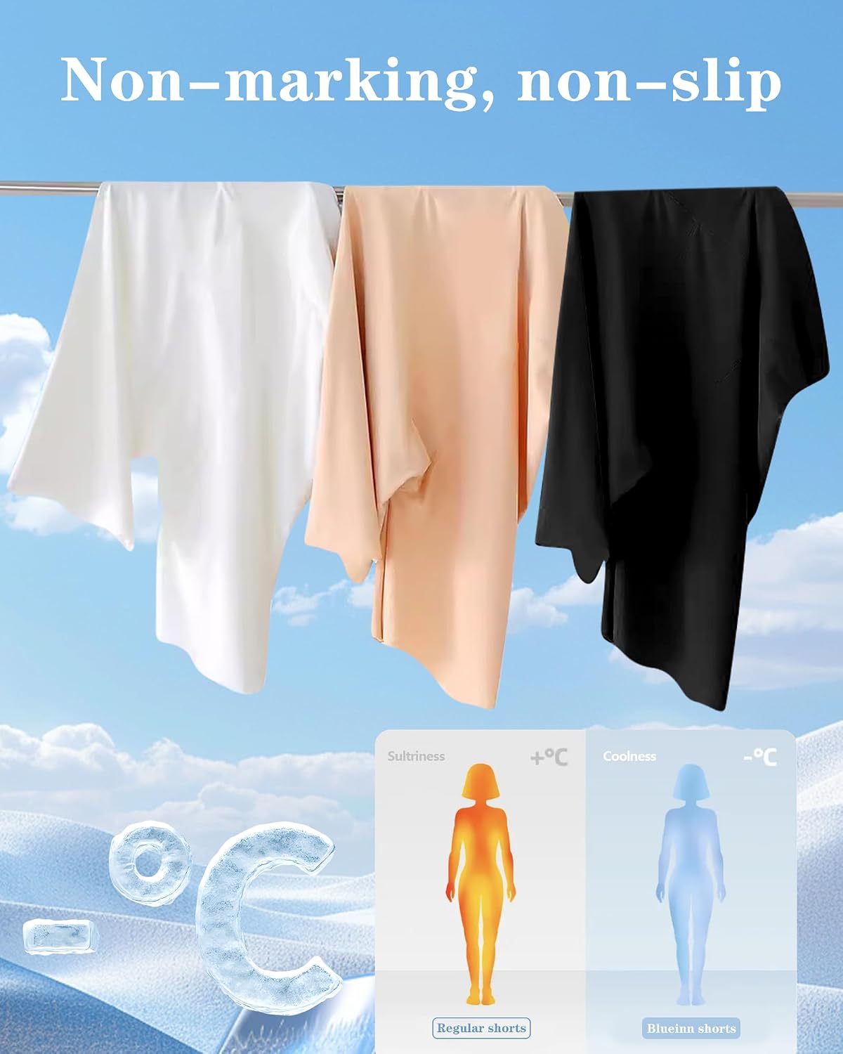 Blueinn Anti Chafing Slip Shorts for Women — image 4