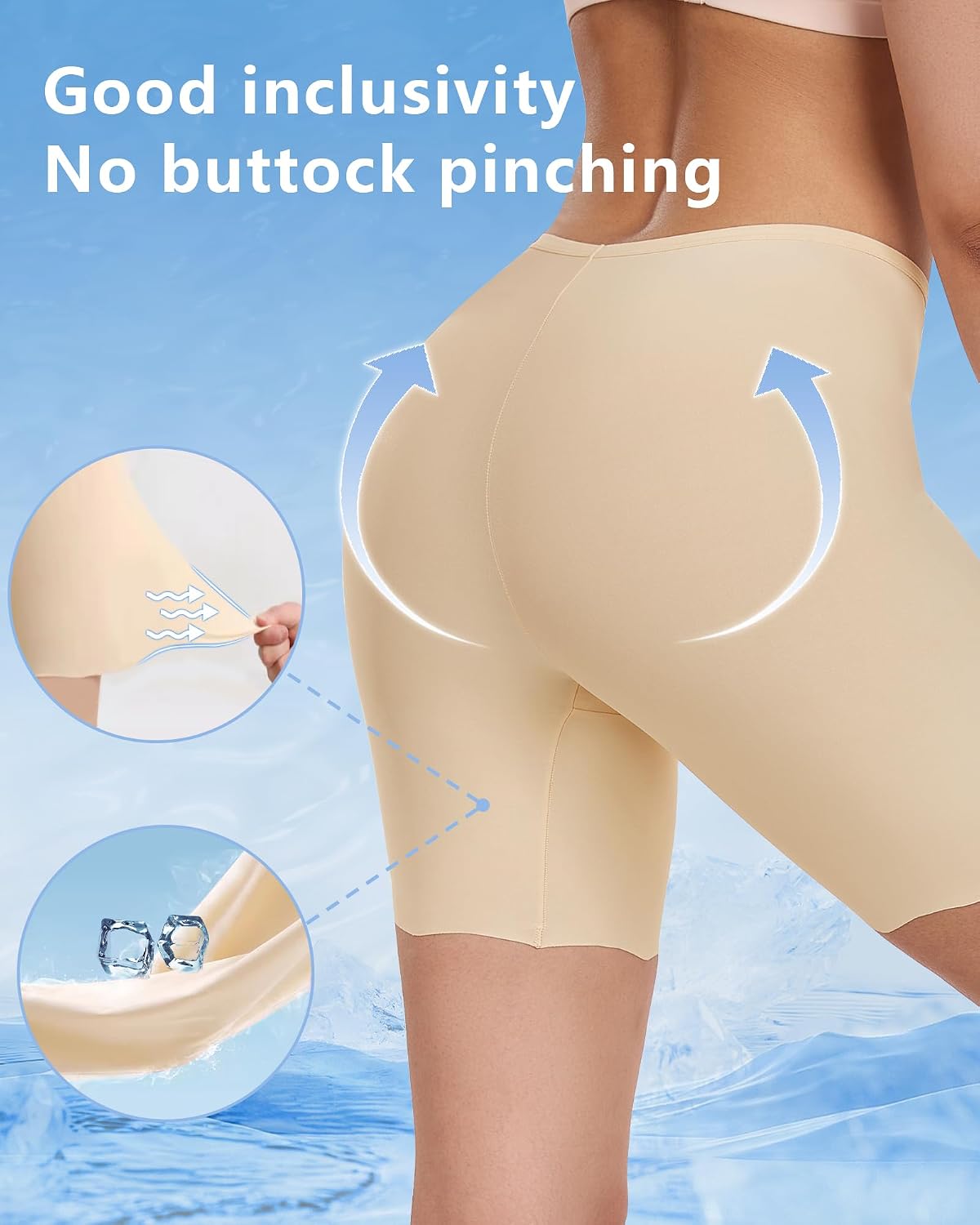 Blueinn Anti Chafing Slip Shorts for Women — image 5