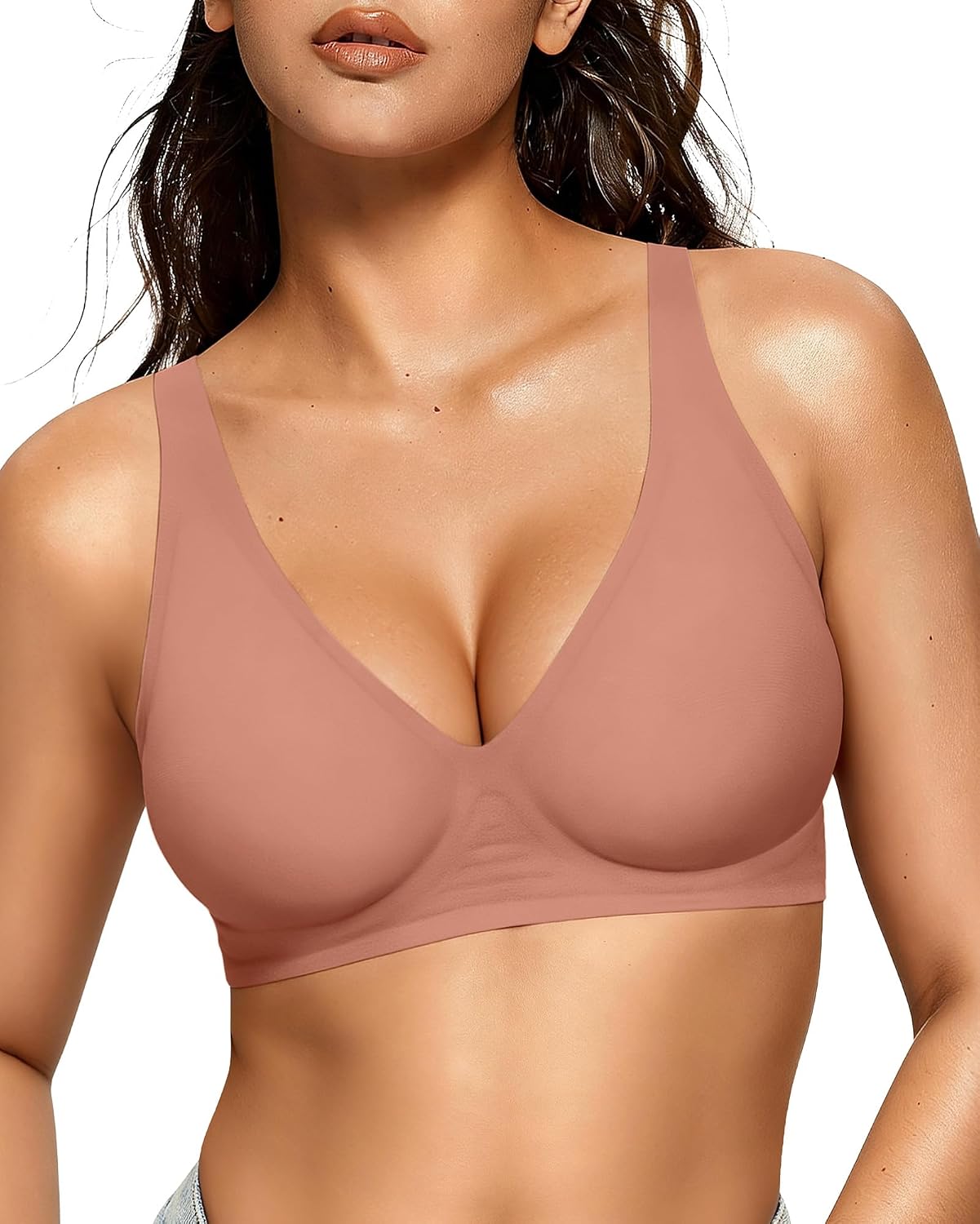 OEAK Women's Jelly Wireless Push Up Bralette — image 11