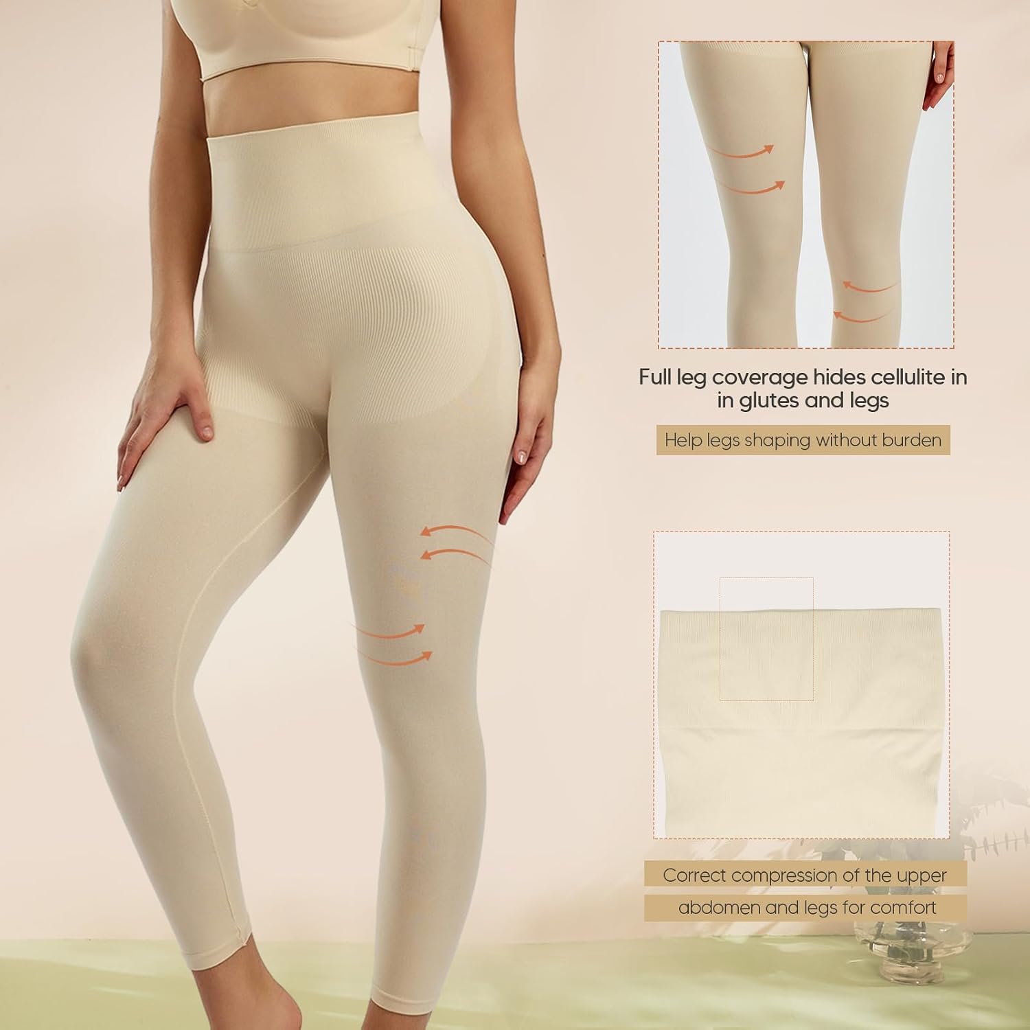 Takusun High Waist Tummy Control Leggings — image 3