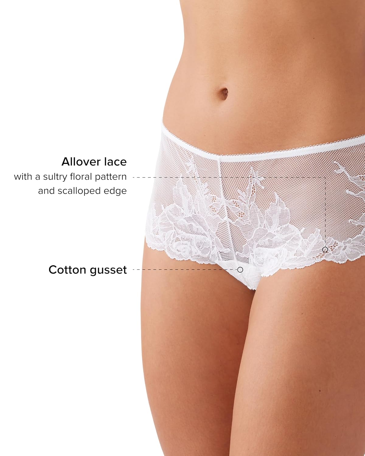 Wacoal Vivid Attraction Mesh Lace Tanga — image 3