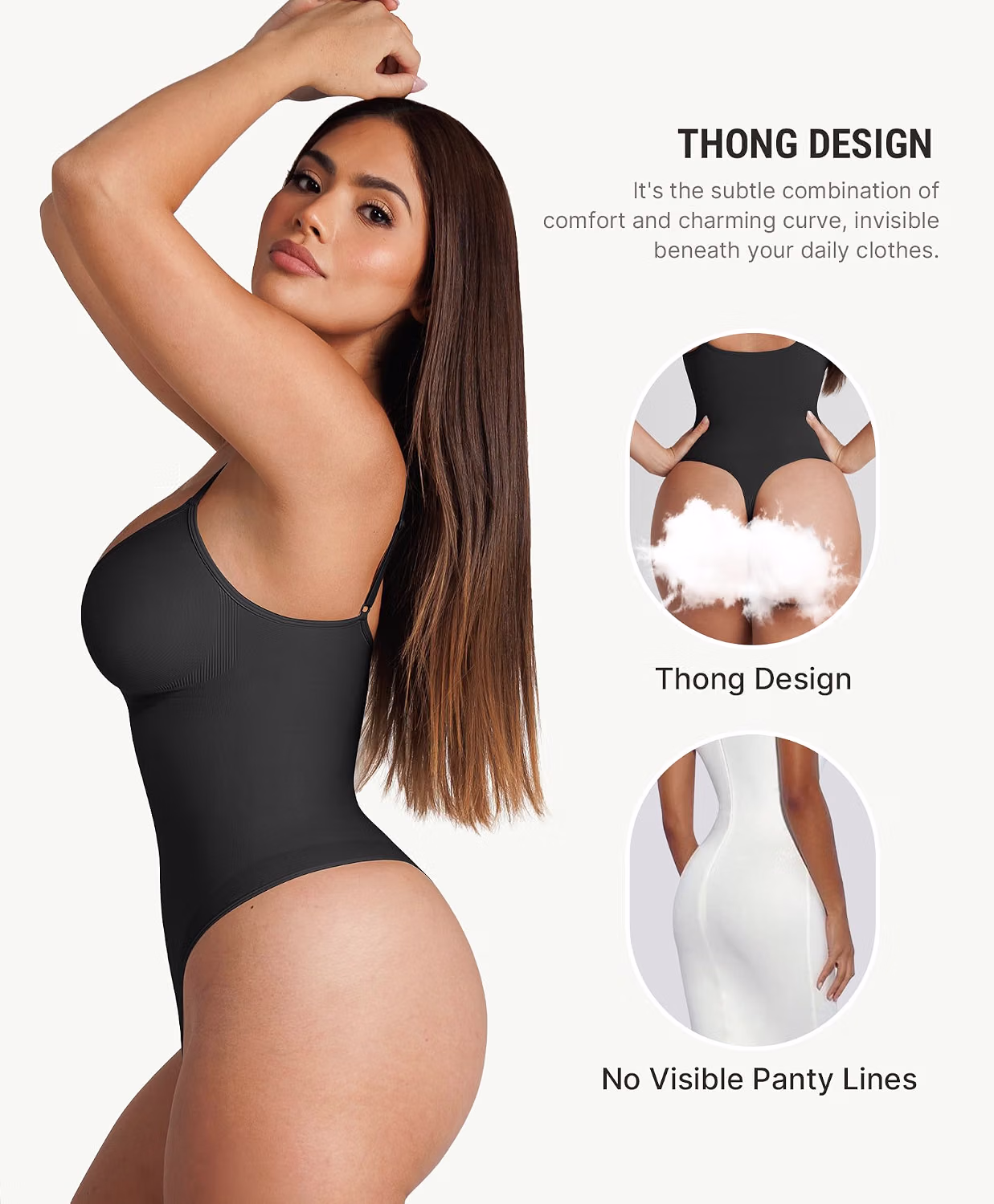 FeelinGirl Tummy Control Body Shaper Bodysuit — image 2