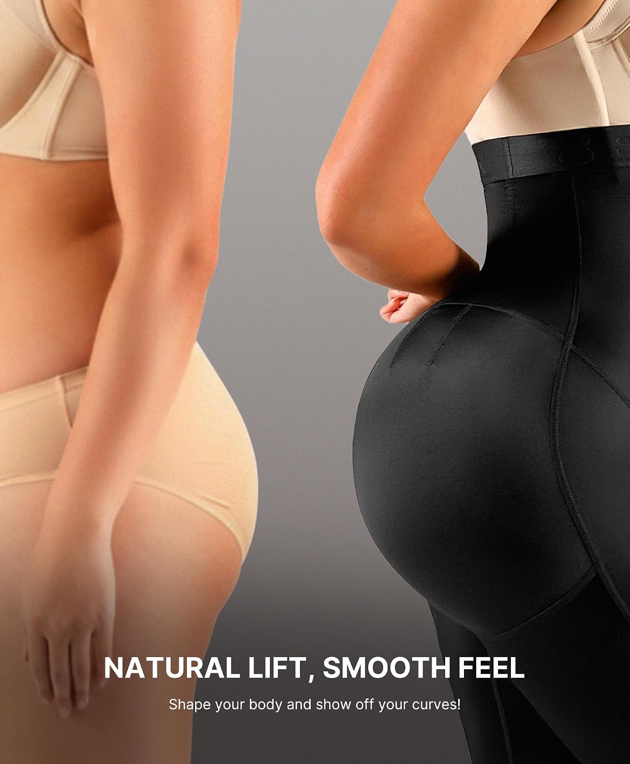 SHAPELLX High-Waisted Firm Compression Bodysuit — image 2