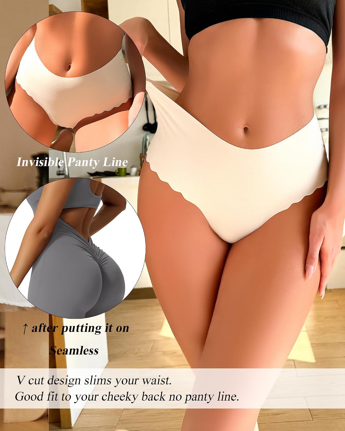 Sth Big High Waisted Seamless Panties 6-Pack — image 2