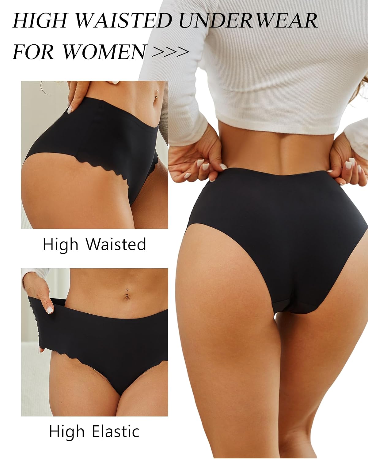 Sth Big High Waisted Seamless Panties 6 Pack — image 4