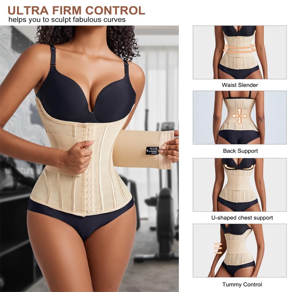 MISTHIN Steel Bones Waist Cincher Shapewear — image 2