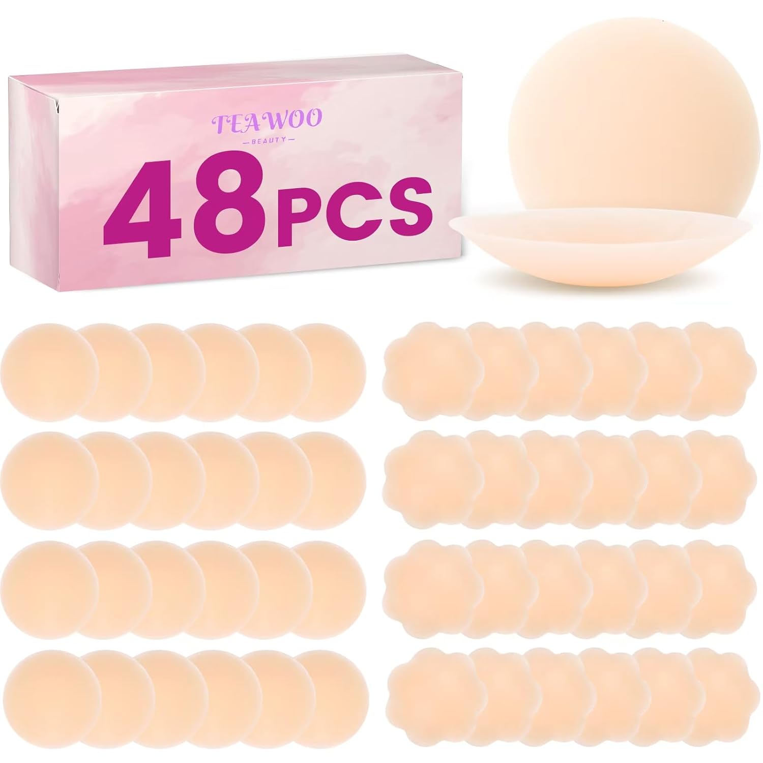 TEAWOO Reusable Silicone Nipple Covers
