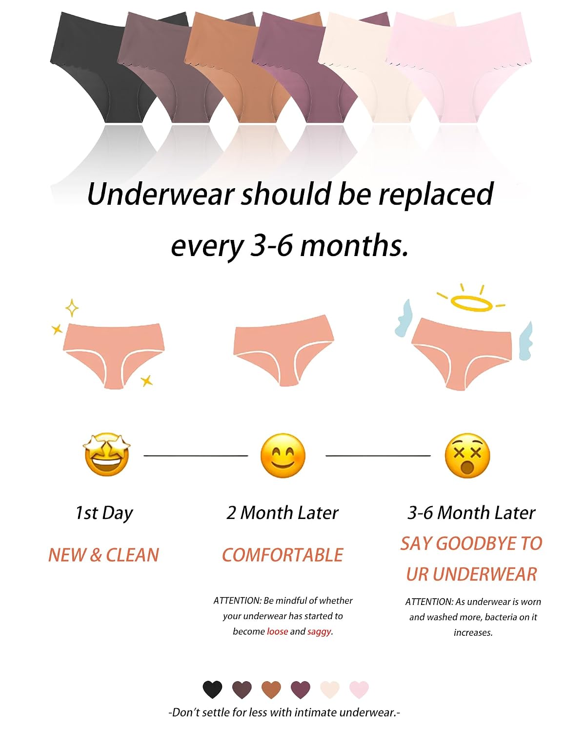 Sth Big Seamless High Waisted No Show Cheeky Panties — image 7