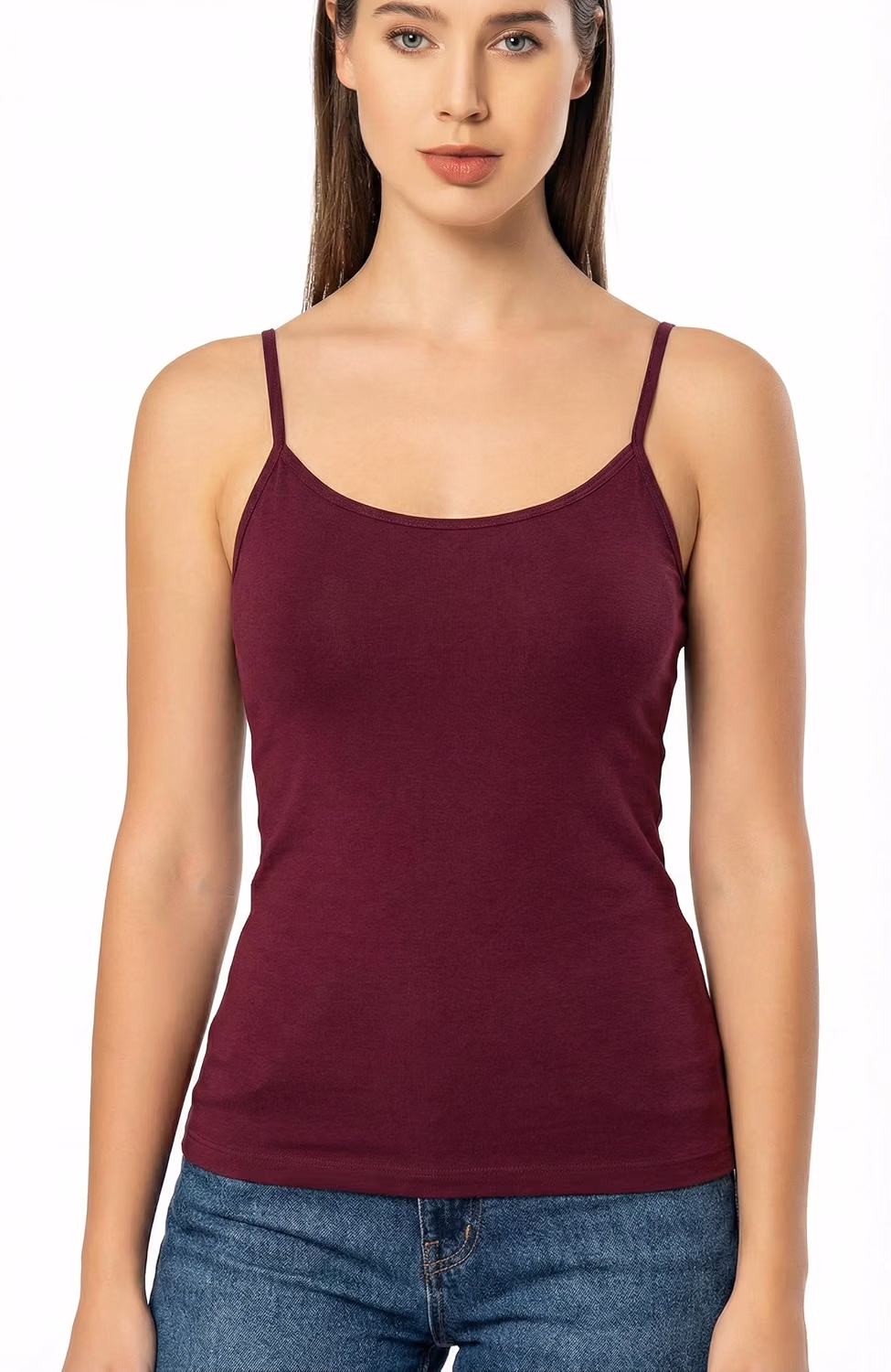 VAVONNE Women's Spaghetti Strap Cotton Cami — image 9