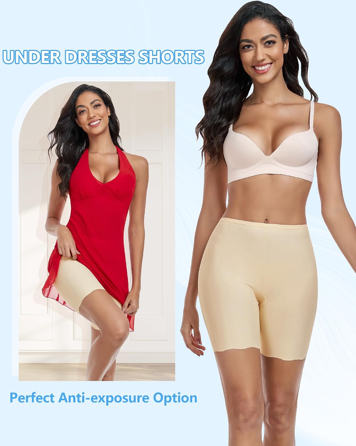 AugYew Seamless Anti Chafing Slip Shorts — image 3