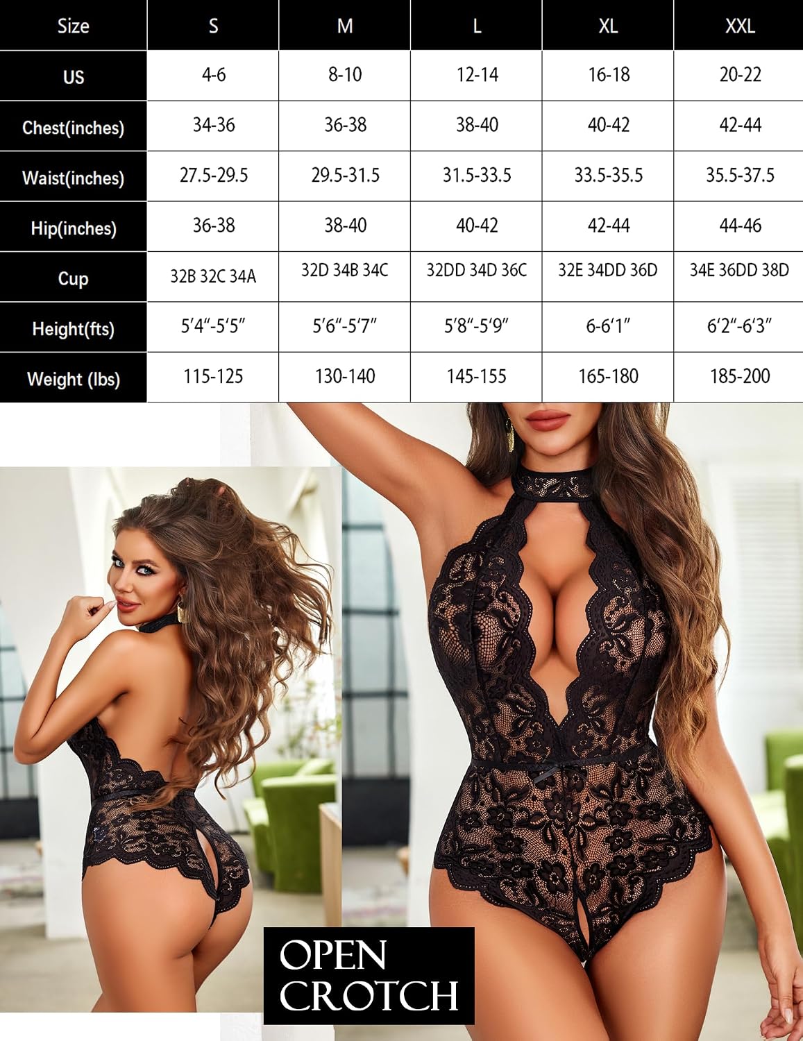 Avidlove Lace Bodysuit Teddy Babydoll — image 6