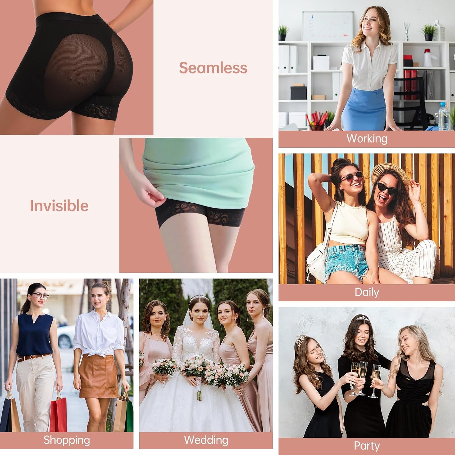 Voxshe Lace Butt Lifting Shapewear Shorts — image 6