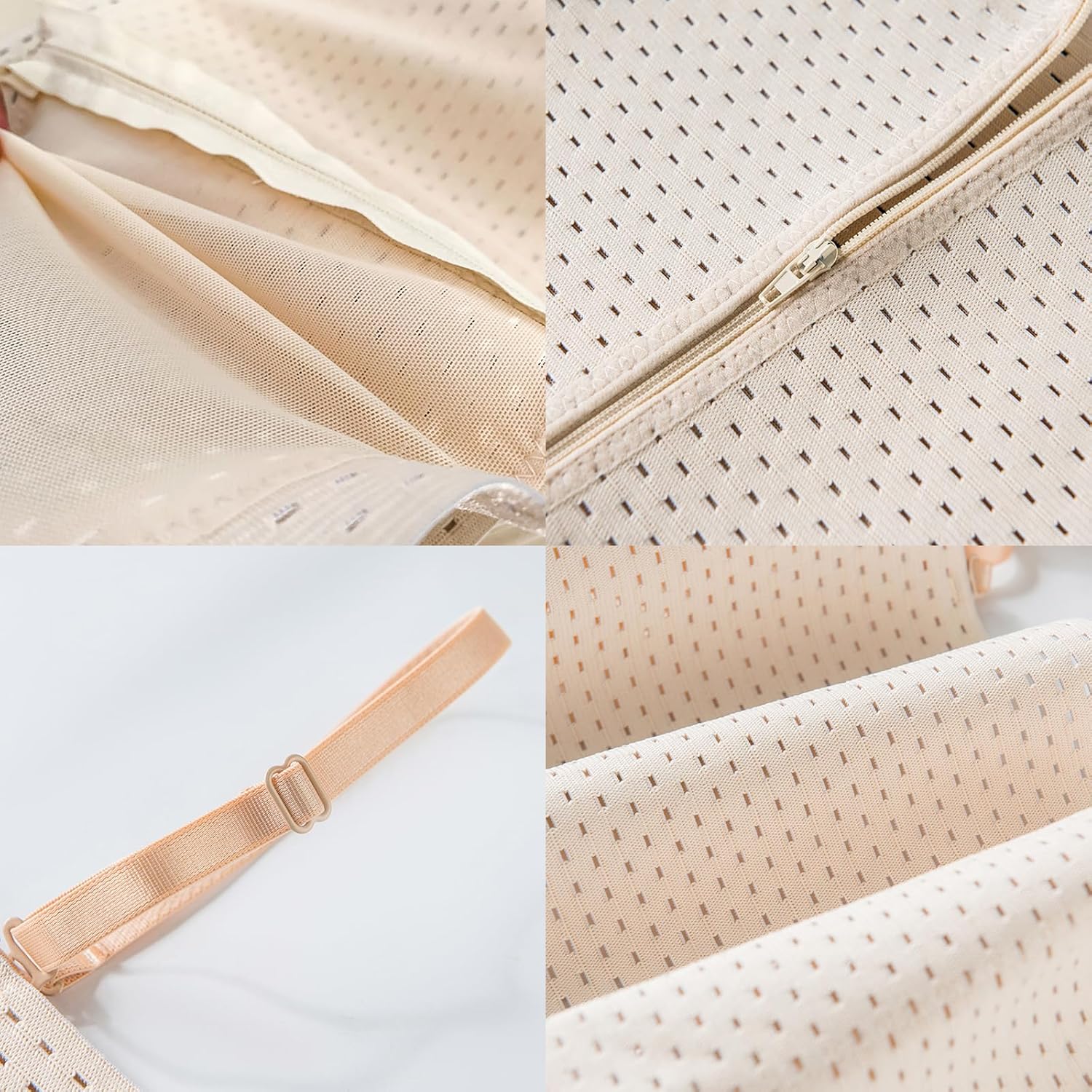 MeiLiZuRL Strapless Zip Front Chest Binder — image 6