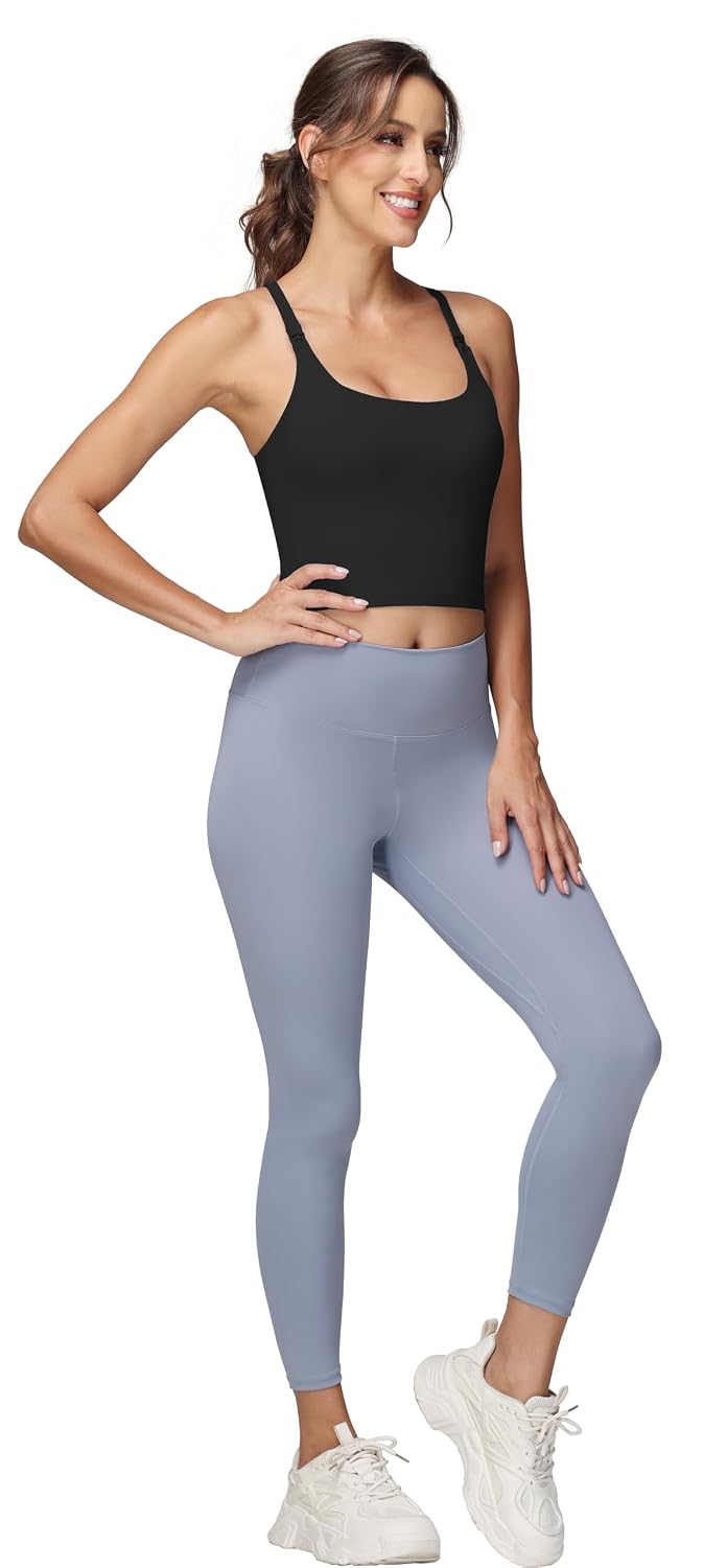 Foucome Nursing Tank Top with Built-in Bra — image 6
