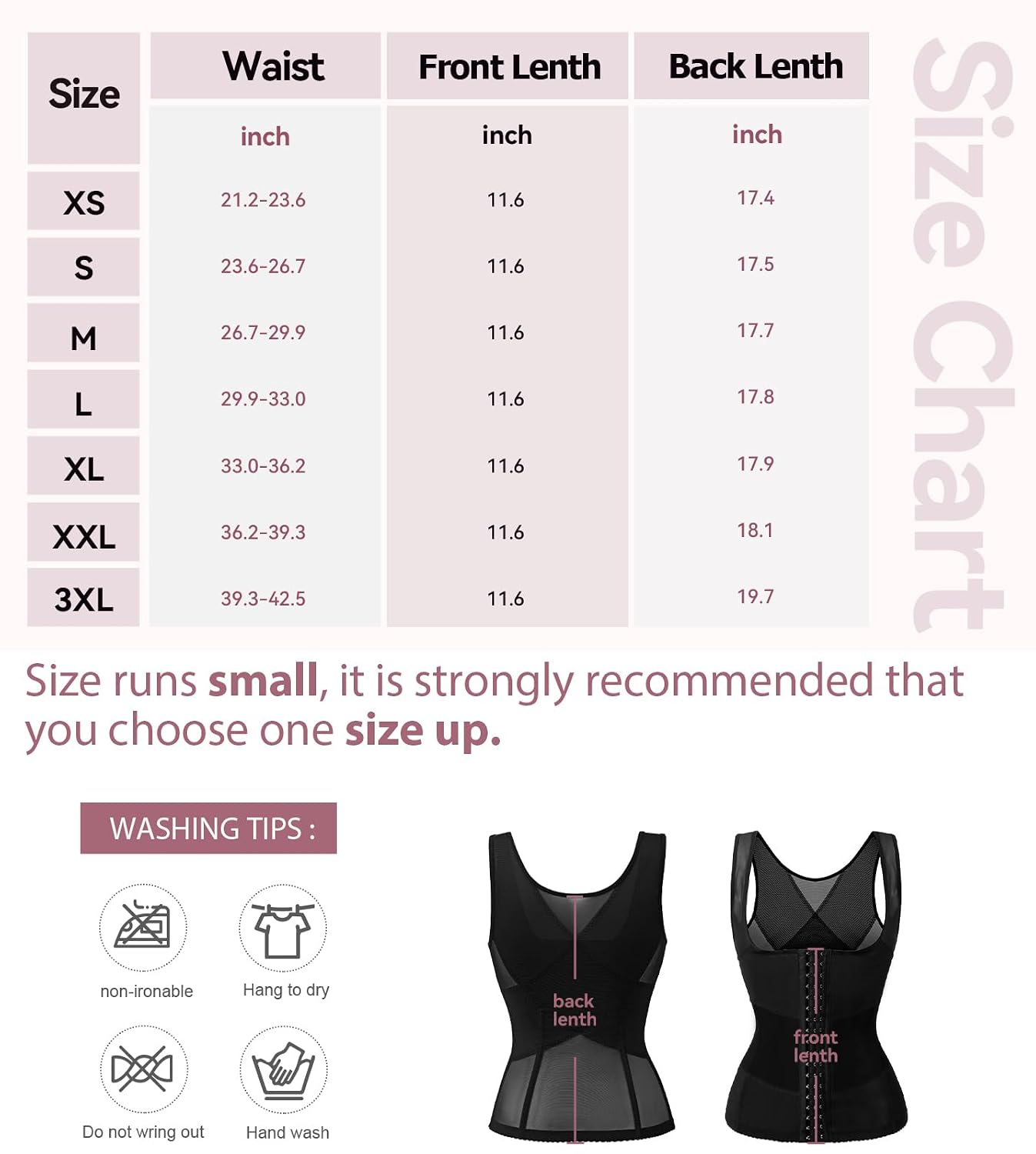 SHAPSHE Waist Trainer Shapewear Tummy Control Vest — image 5