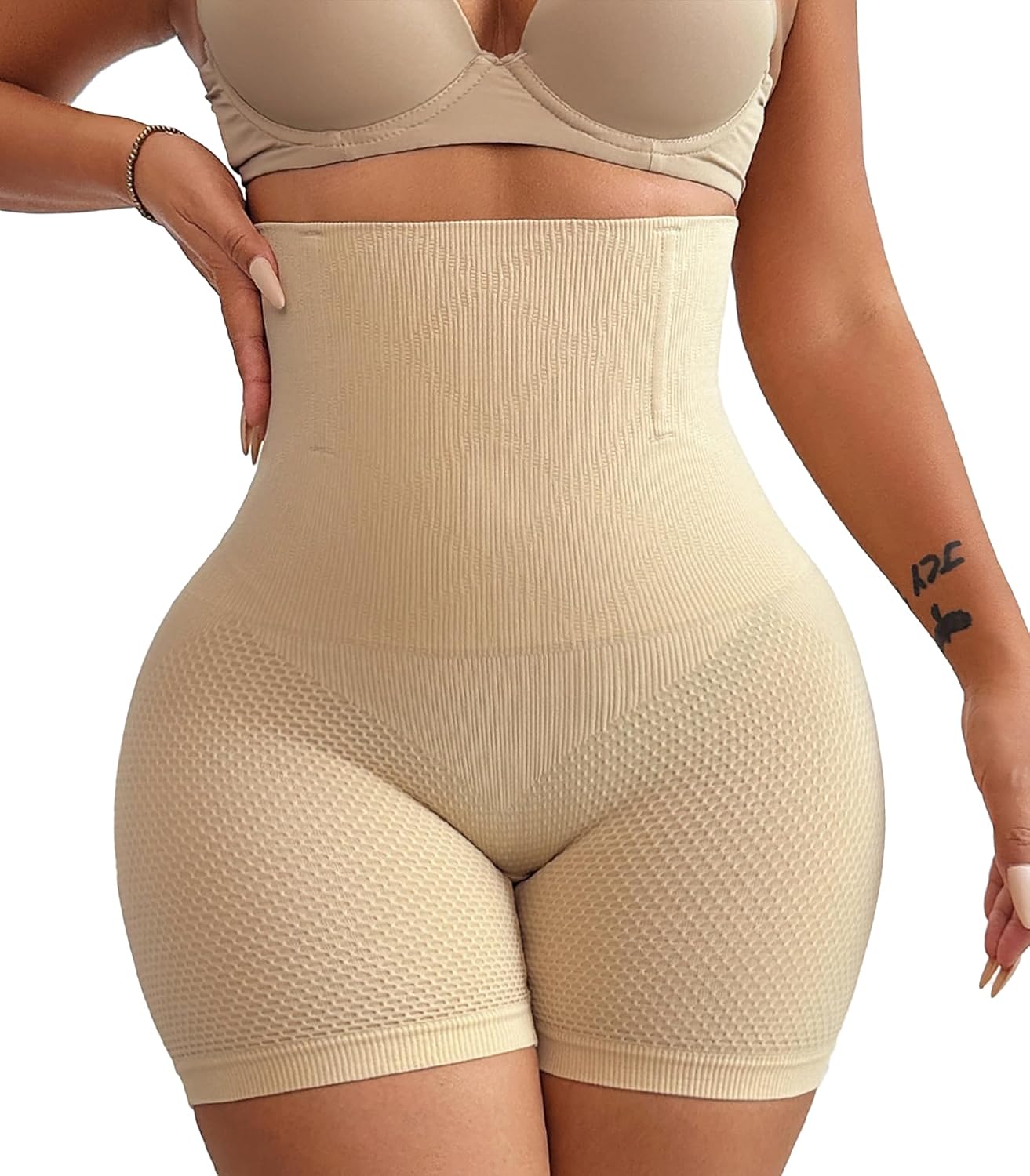 Sliot Tummy Control High Waisted Shapewear Shorts