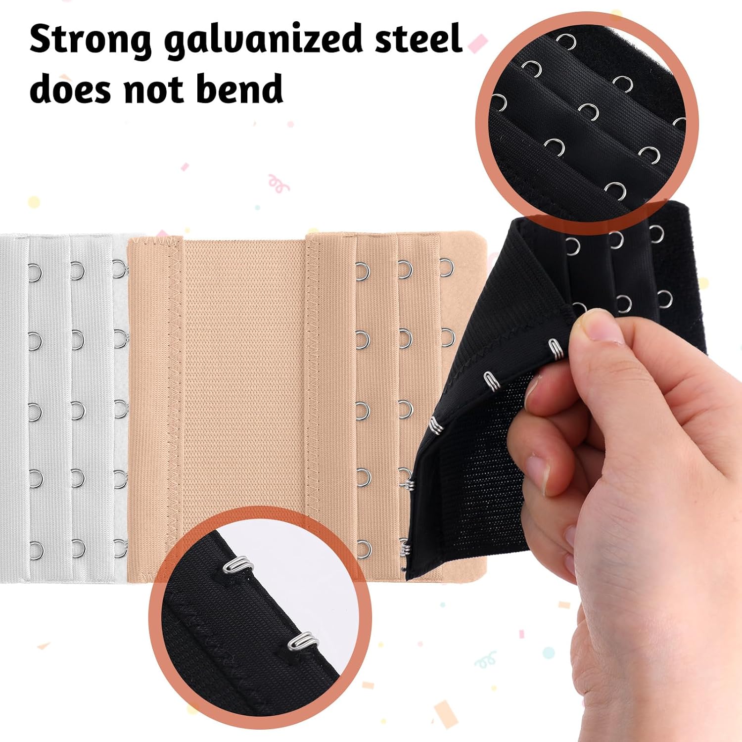 KALIONE 5 Hook 3 Row Bra Extender — image 6