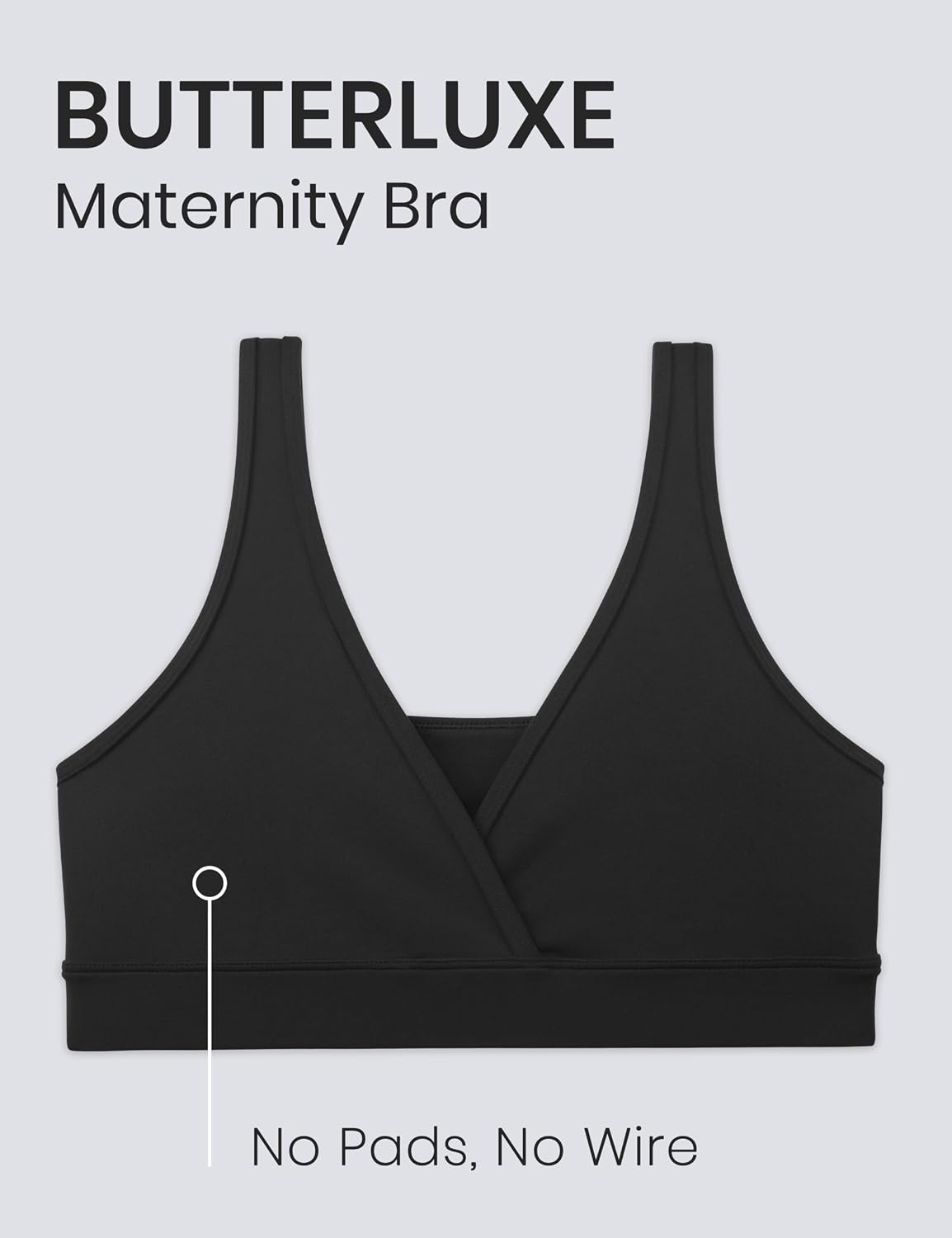 CRZ YOGA Maternity V-Neck Nursing Bra — image 3