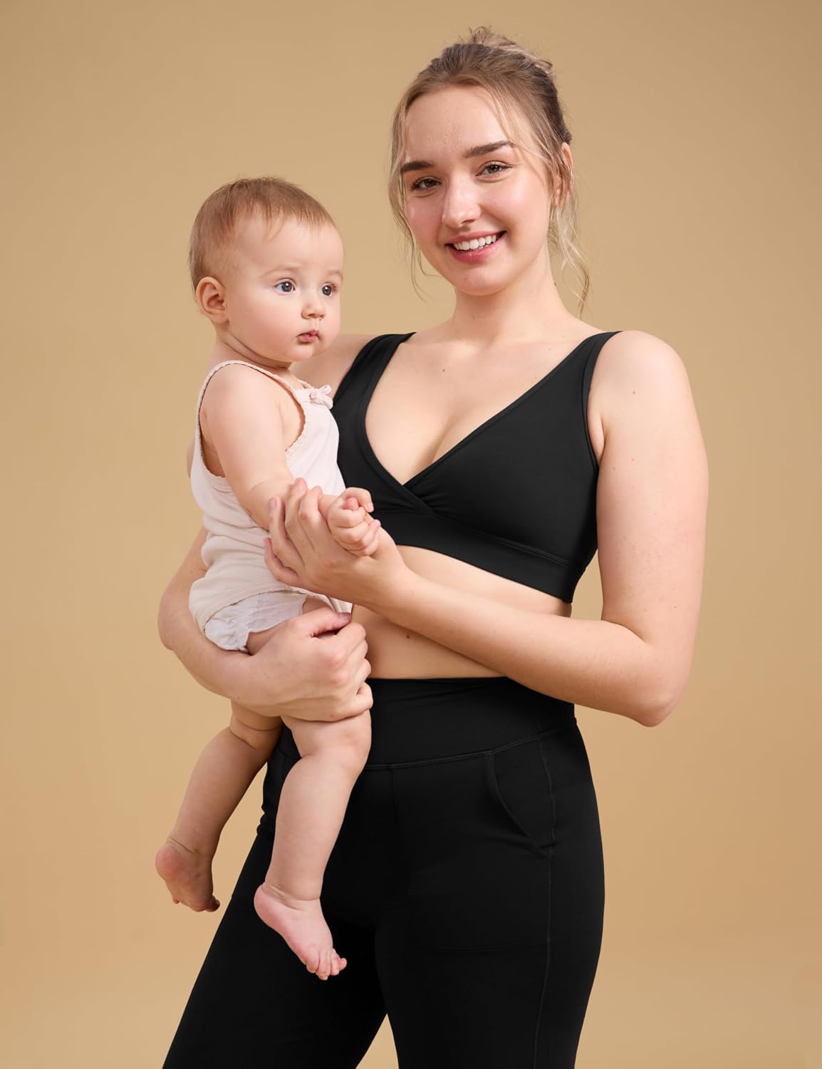 CRZ YOGA Maternity V-Neck Nursing Bra — image 4