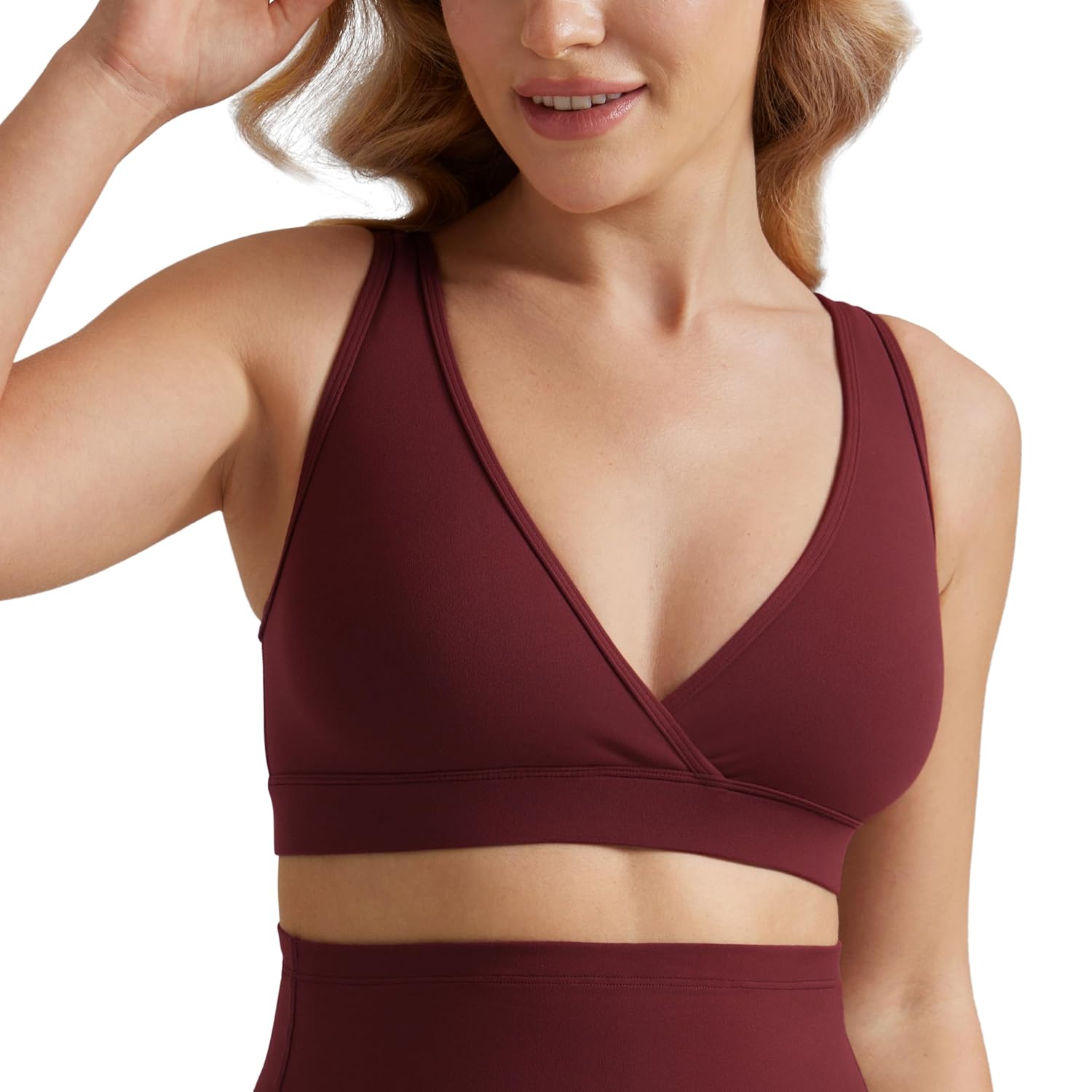 CRZ YOGA Maternity V-Neck Nursing Bra — image 10