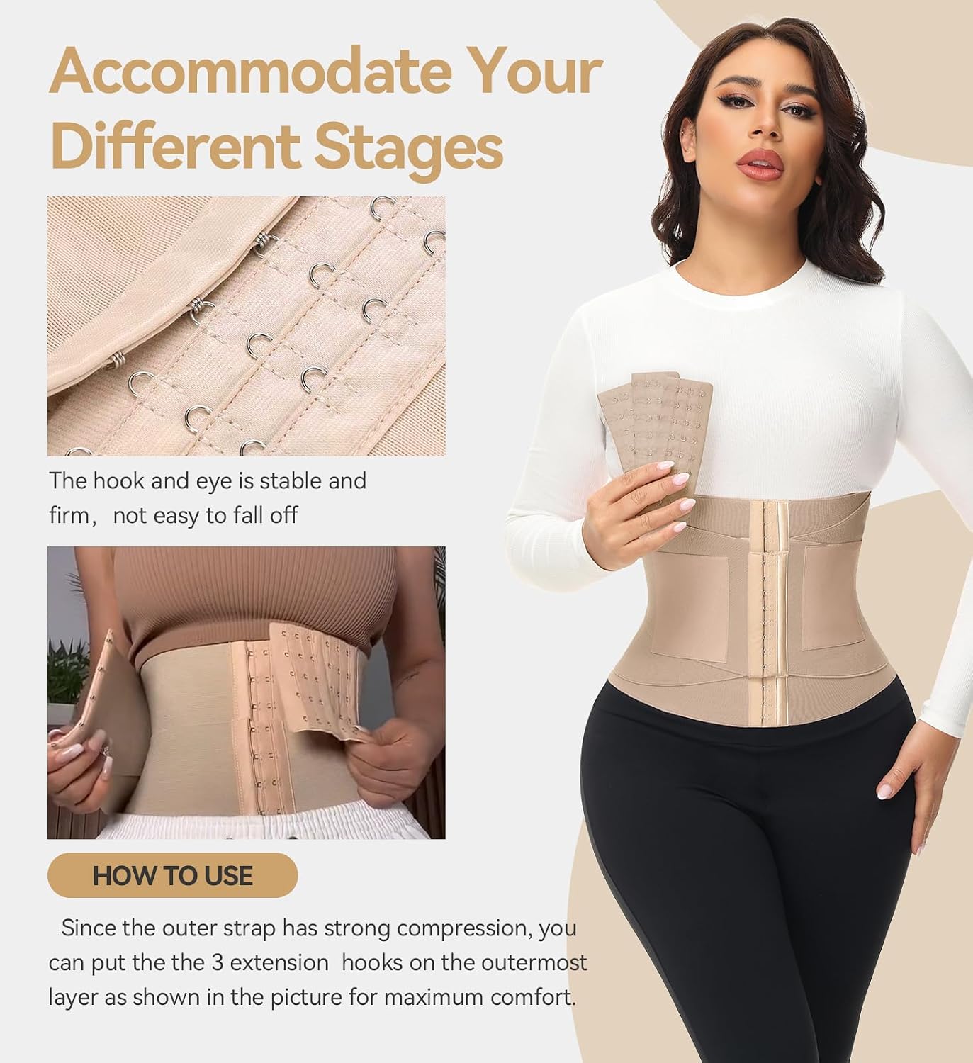 SHAPSHE Segmented Waist Trainer for Women — image 5