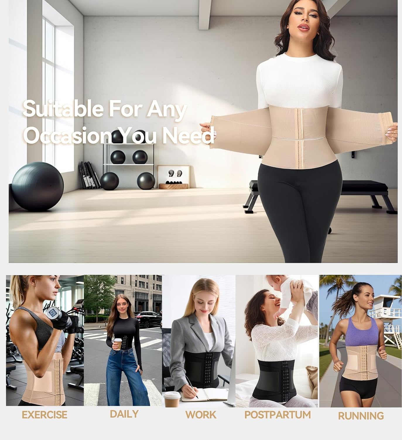 SHAPSHE Segmented Waist Trainer for Women — image 6