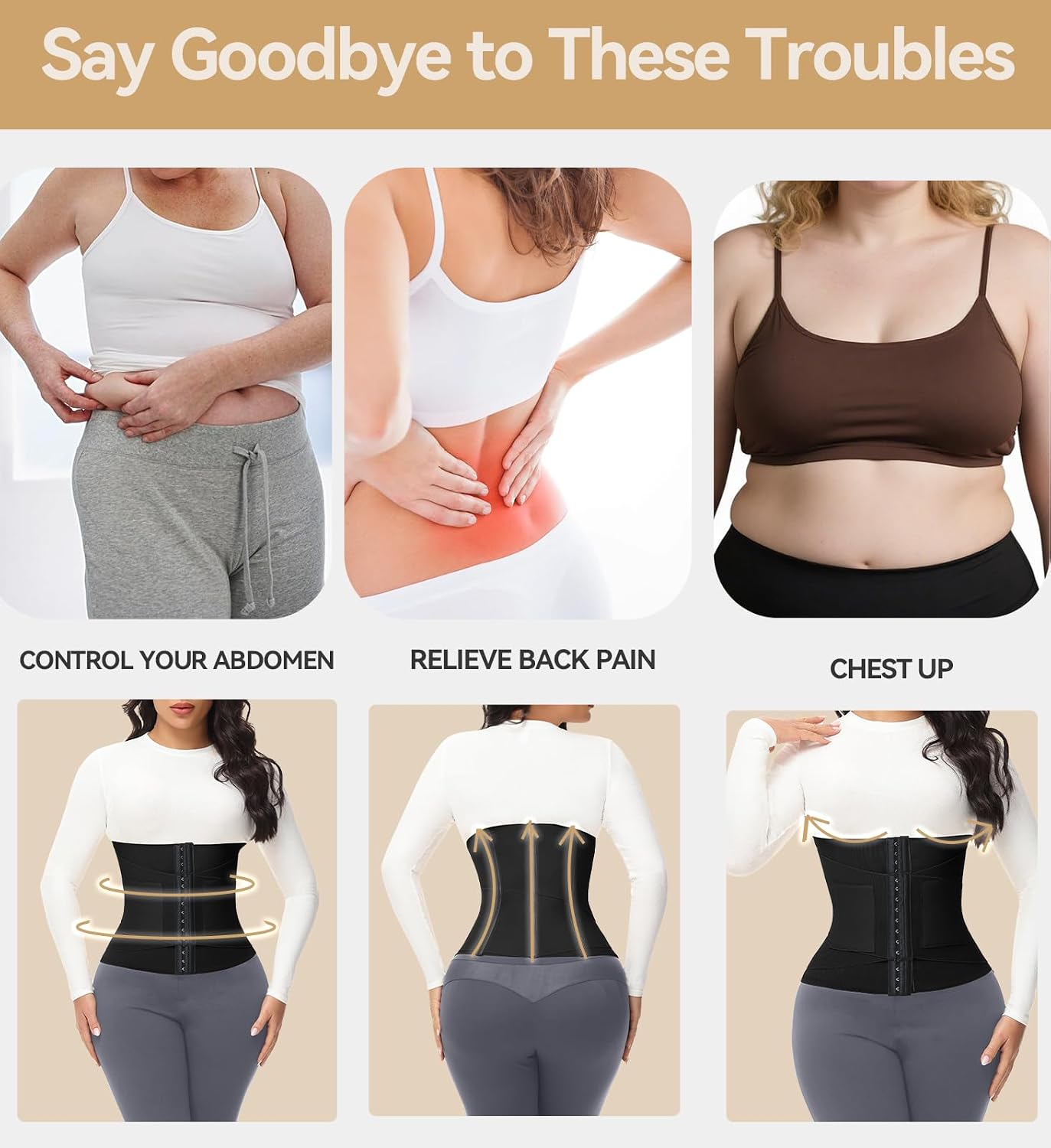 SHAPSHE Segmented Waist Trainer for Women — image 7