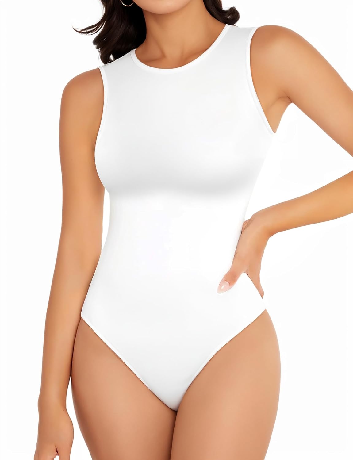 YOGINGO Women's Racerback Tank Bodysuit