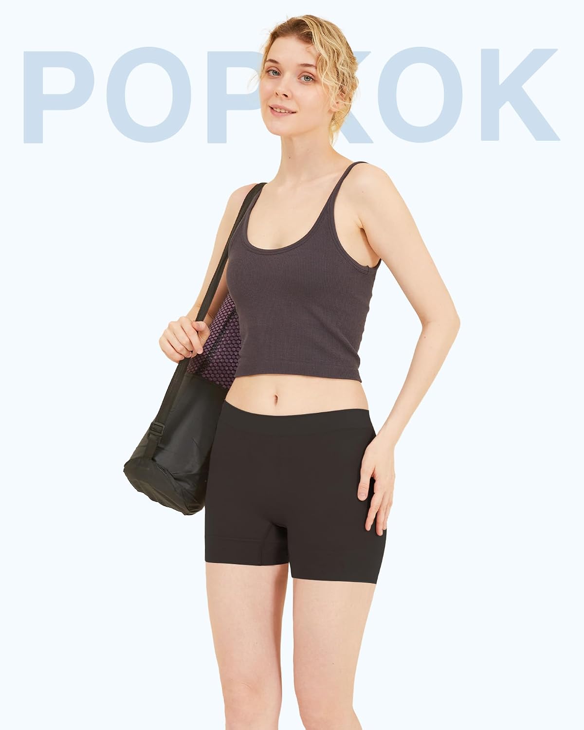POPKOK Seamless High Waisted Boyshorts 3 Pack — image 2