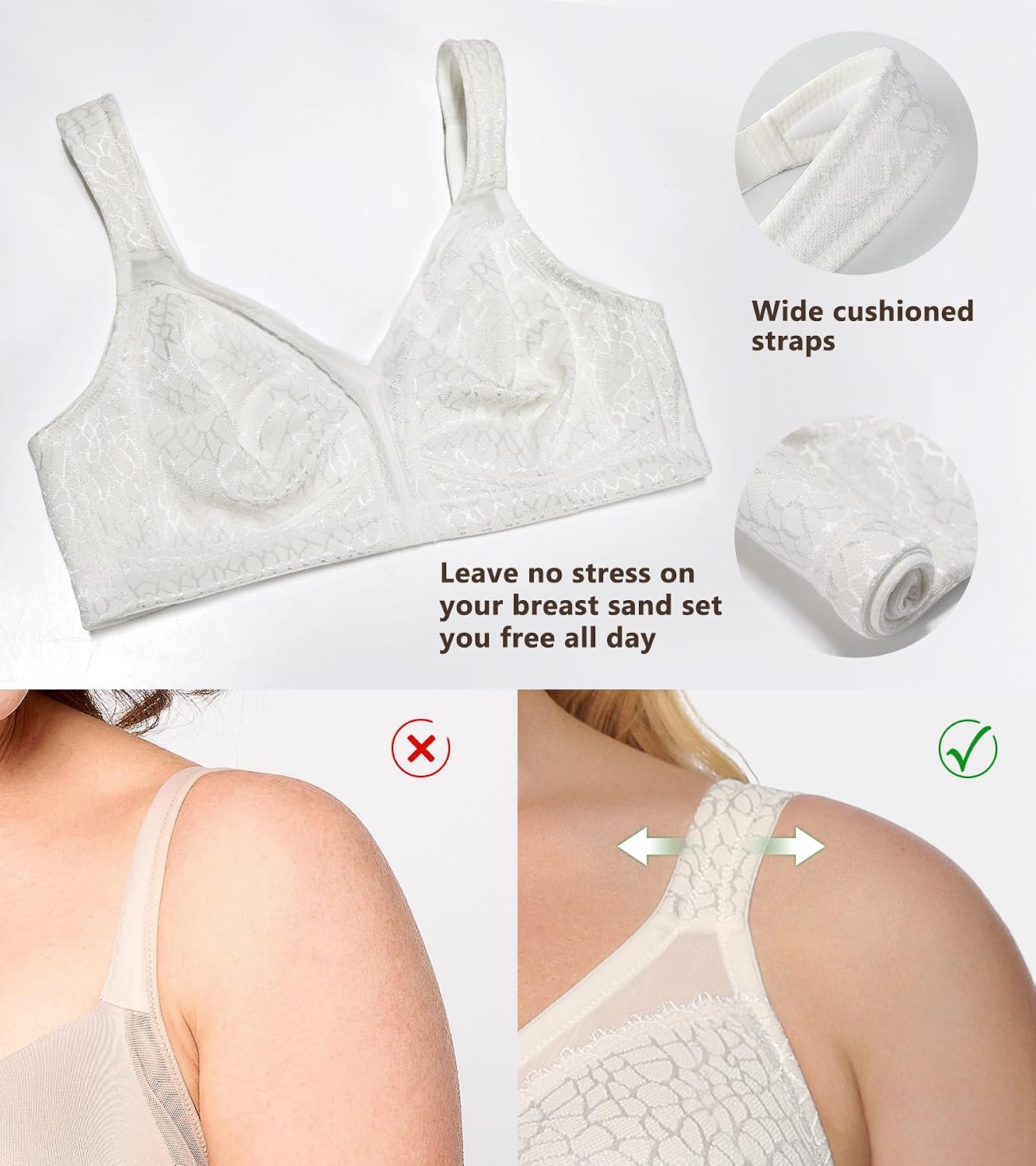 DotVol Full Figure Minimizer Bra Wirefree — image 6