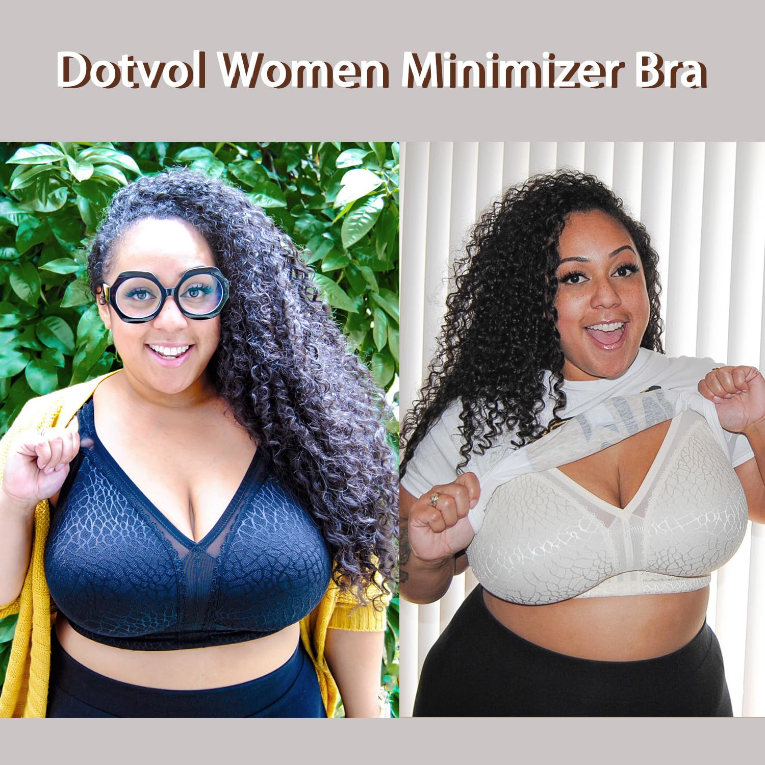 DotVol Full Figure Minimizer Bra Wirefree — image 7