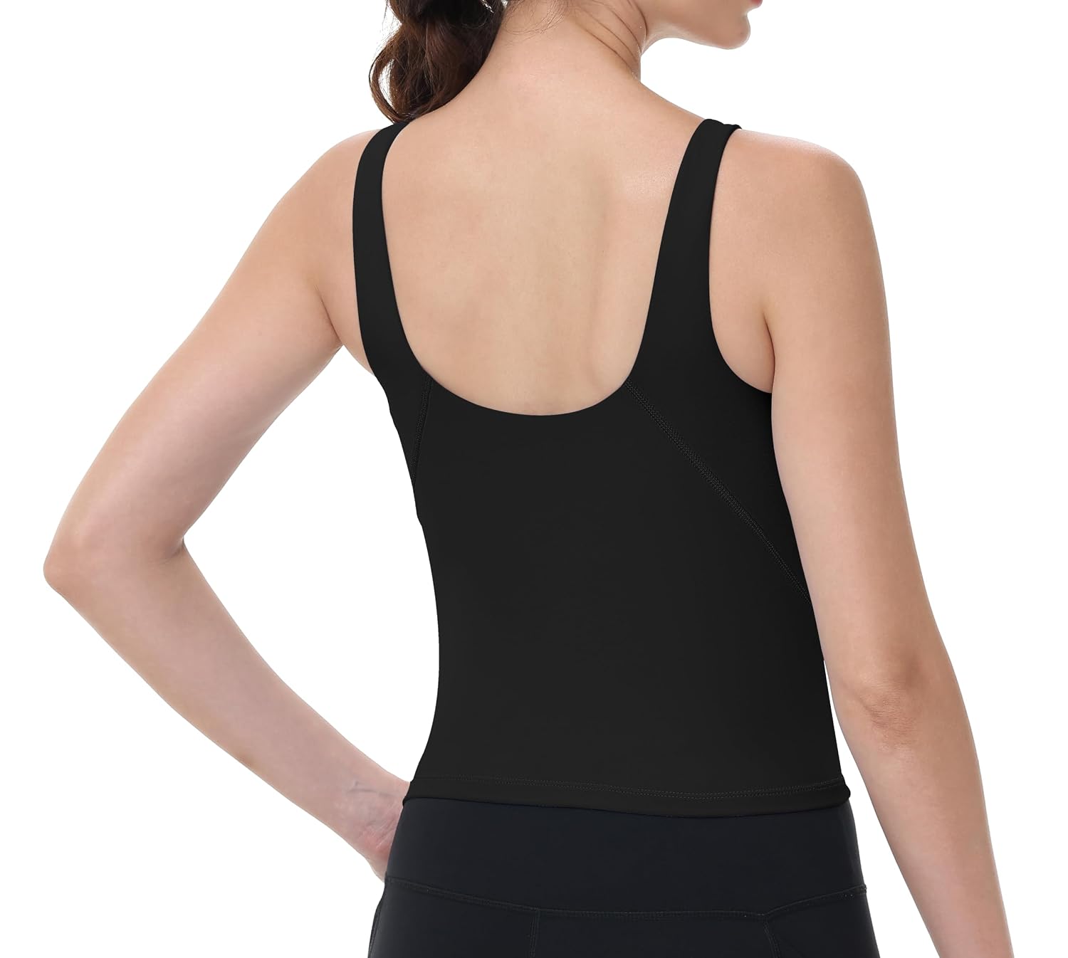 V VOCNI Women's Nursing Tank Top with Built-In Bra — image 4