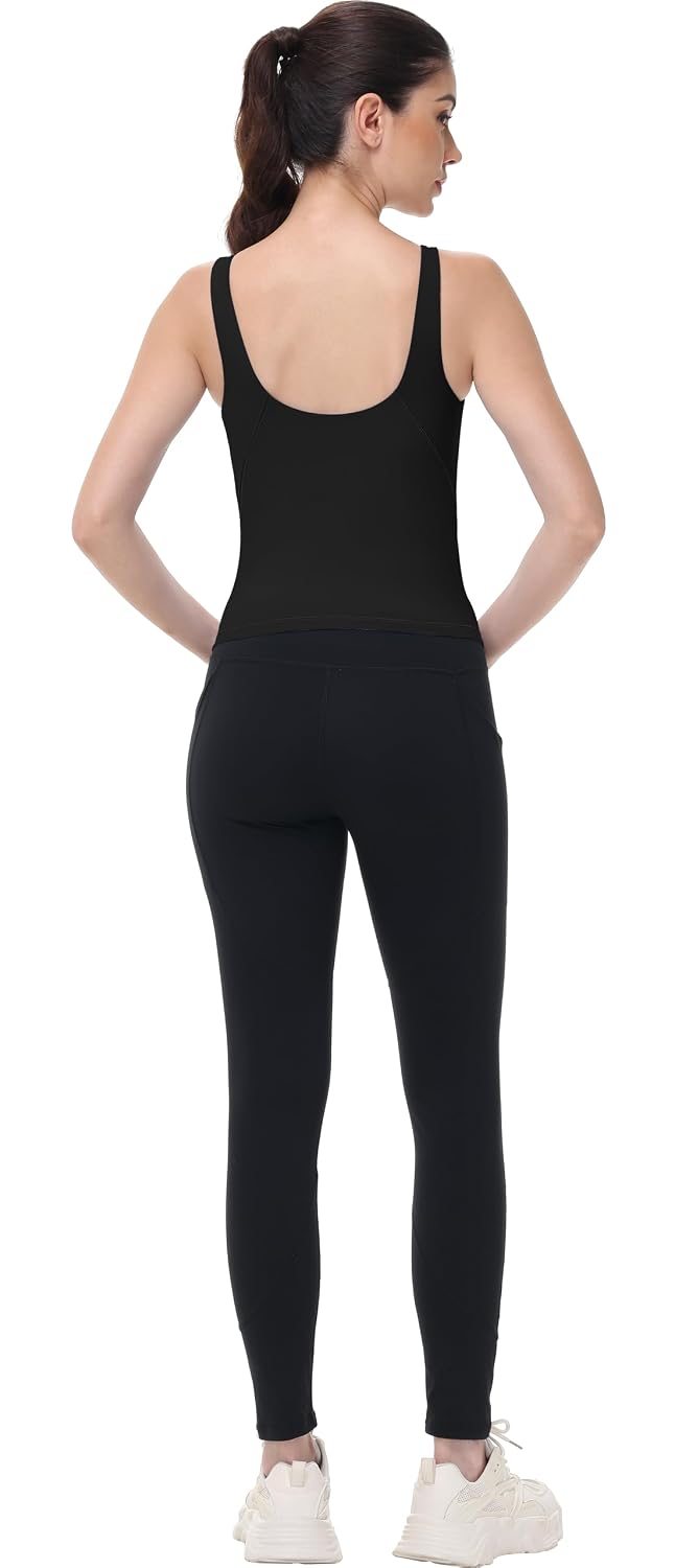 V VOCNI Women's Nursing Tank Top with Built-In Bra — image 6